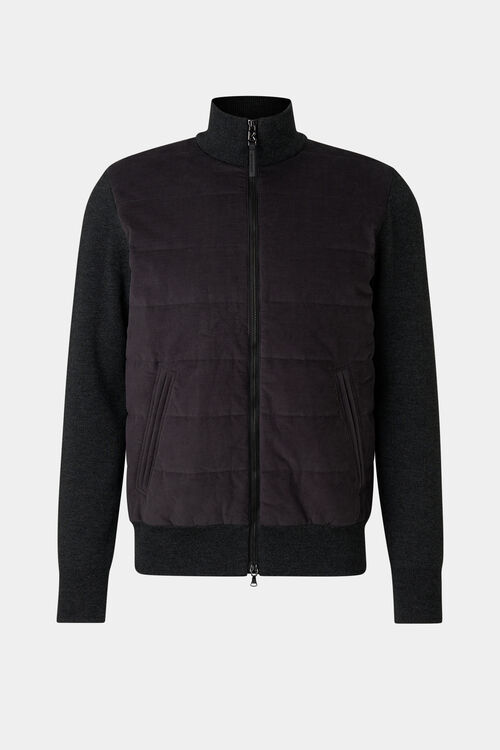 Zisco hybrid knit jacket Anthracite