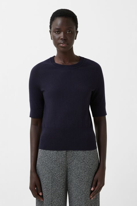 Izzy short-sleeved jumper Navy blue Izzy short-sleeved jumper Navy blue