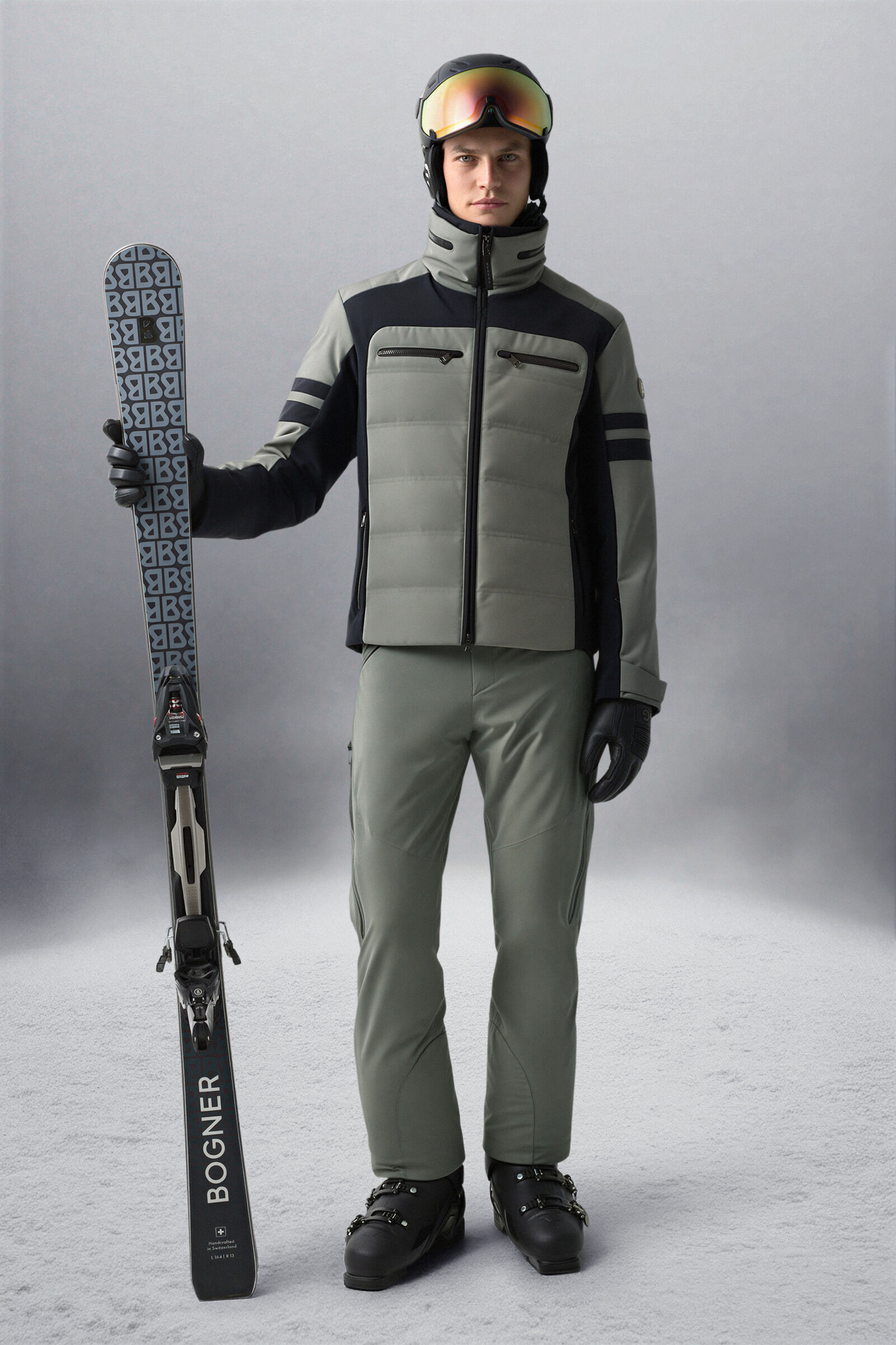 Ski Look Minho Eucalyptus/Black 