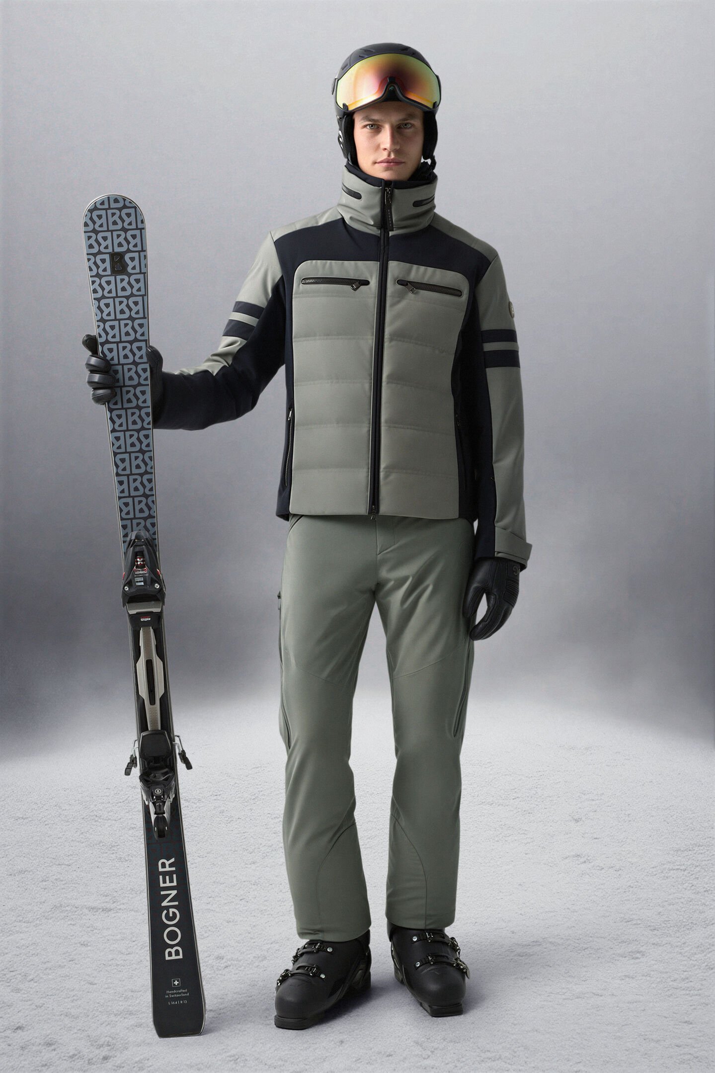 Ski Look Minho Eucalyptus/Black 