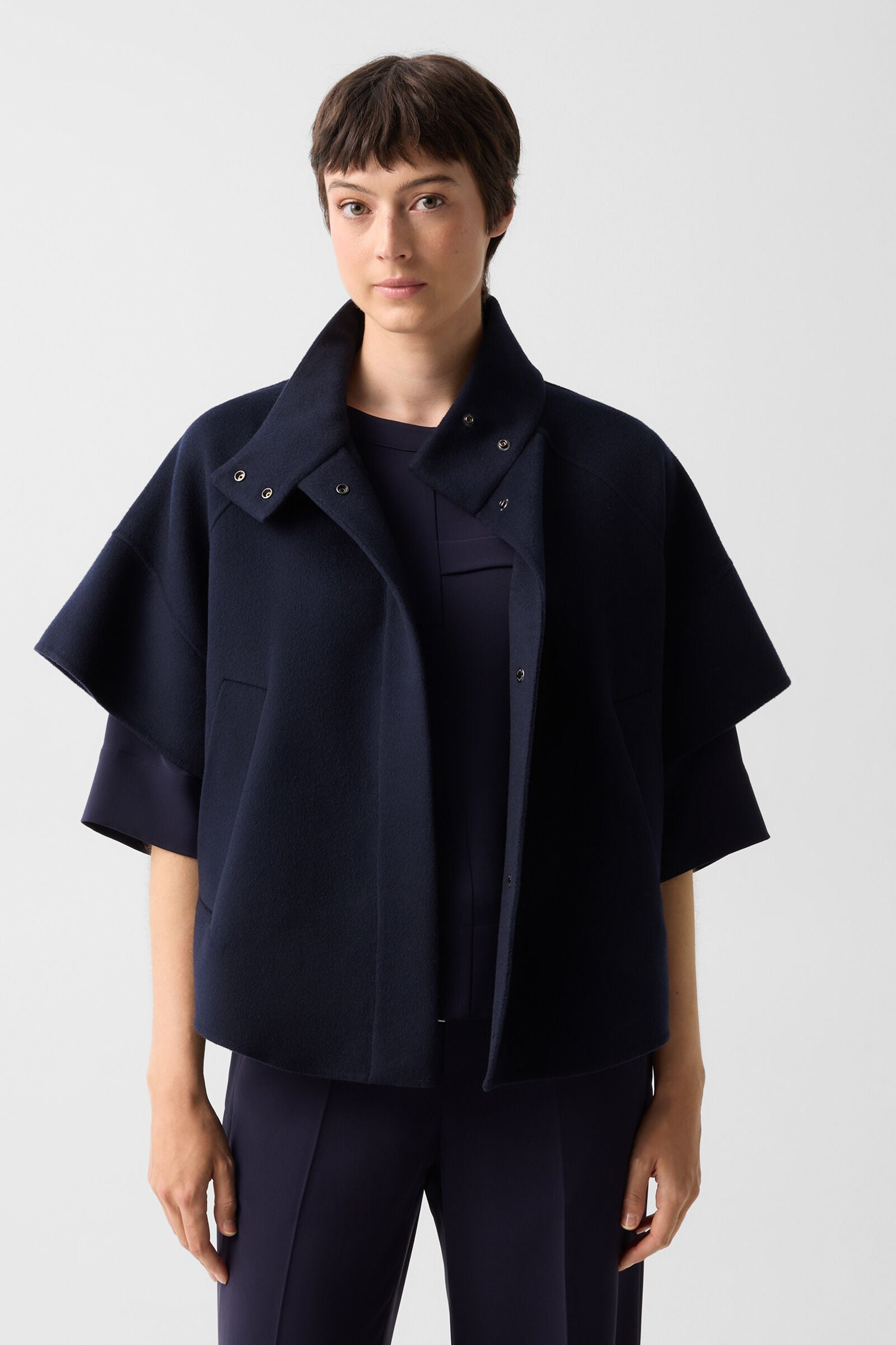 Wool waistcoat Venice Navy blue