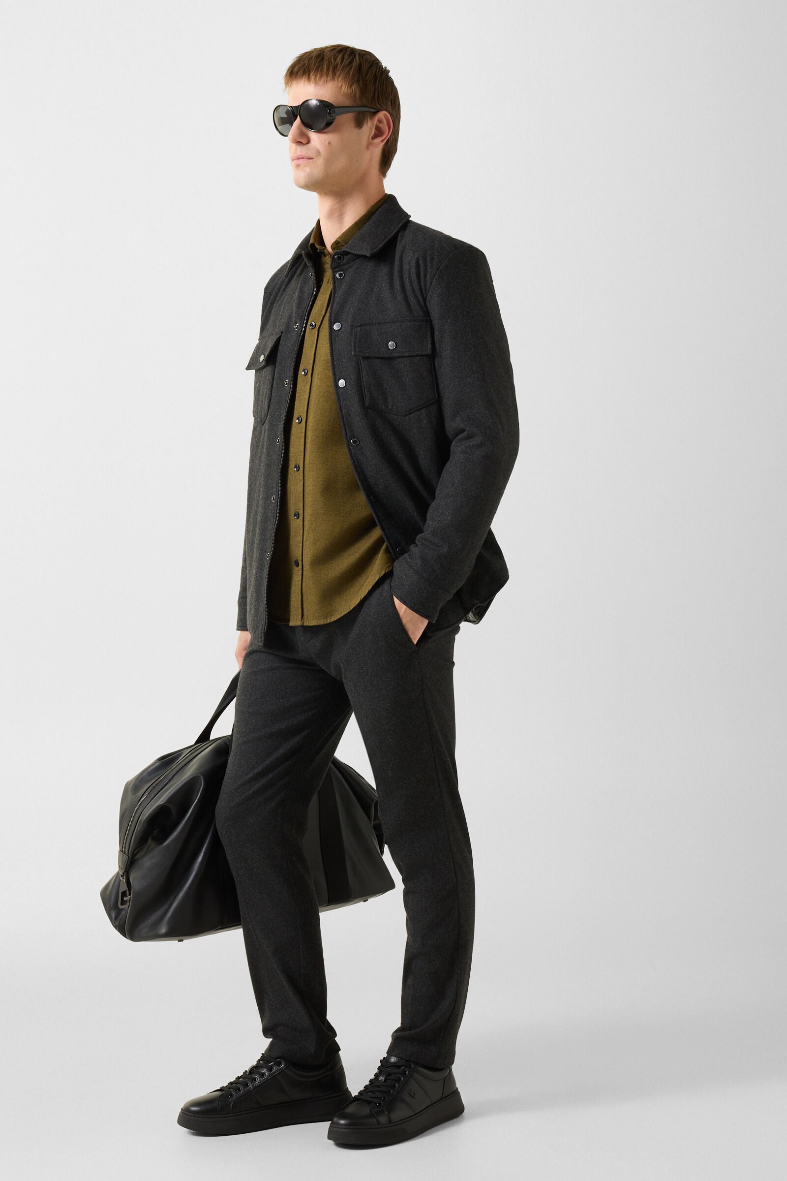 Timi Flannel Shirt Olive