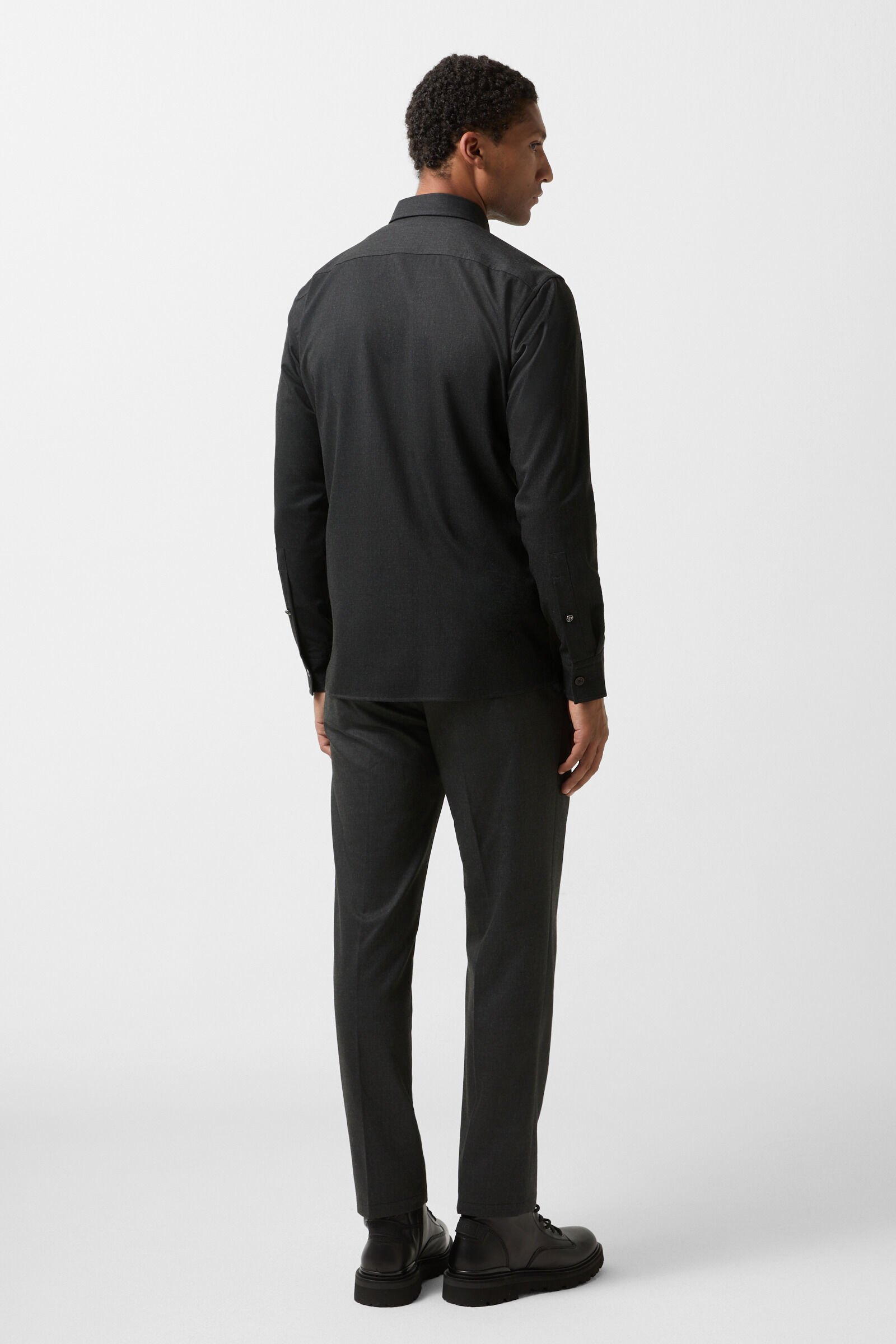 Clive shirt Anthracite