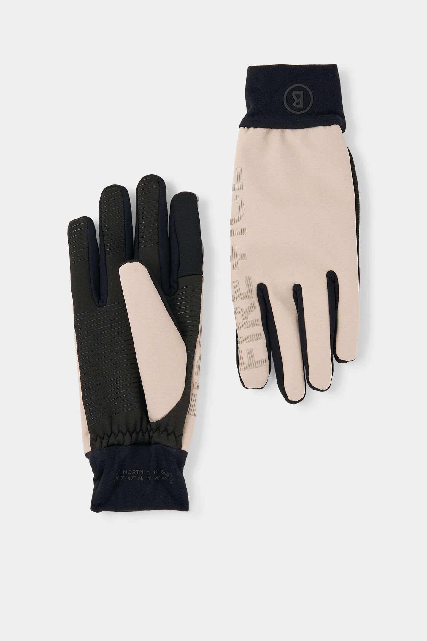 Handschuhe Yannis Sand/Schwarz