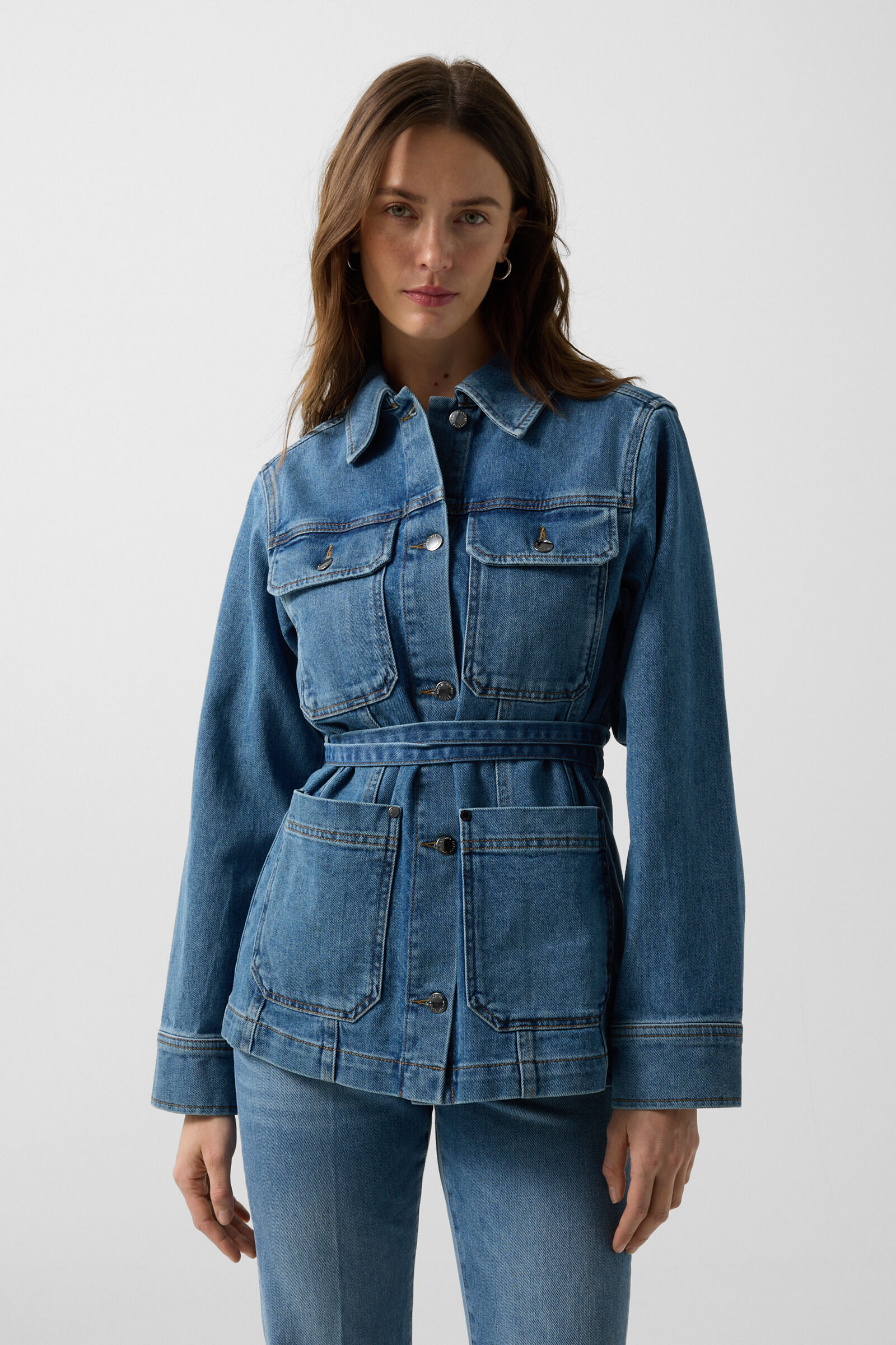 Jeansjacke Pelin Denim Blue