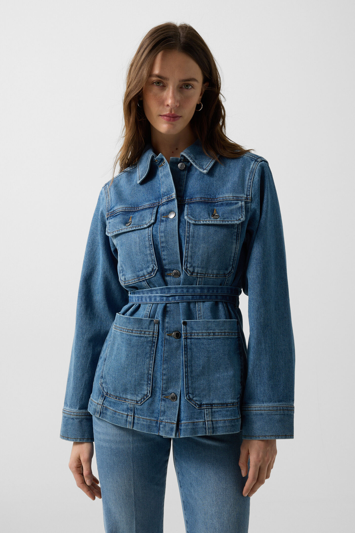 Jeansjacke Pelin Denim Blue