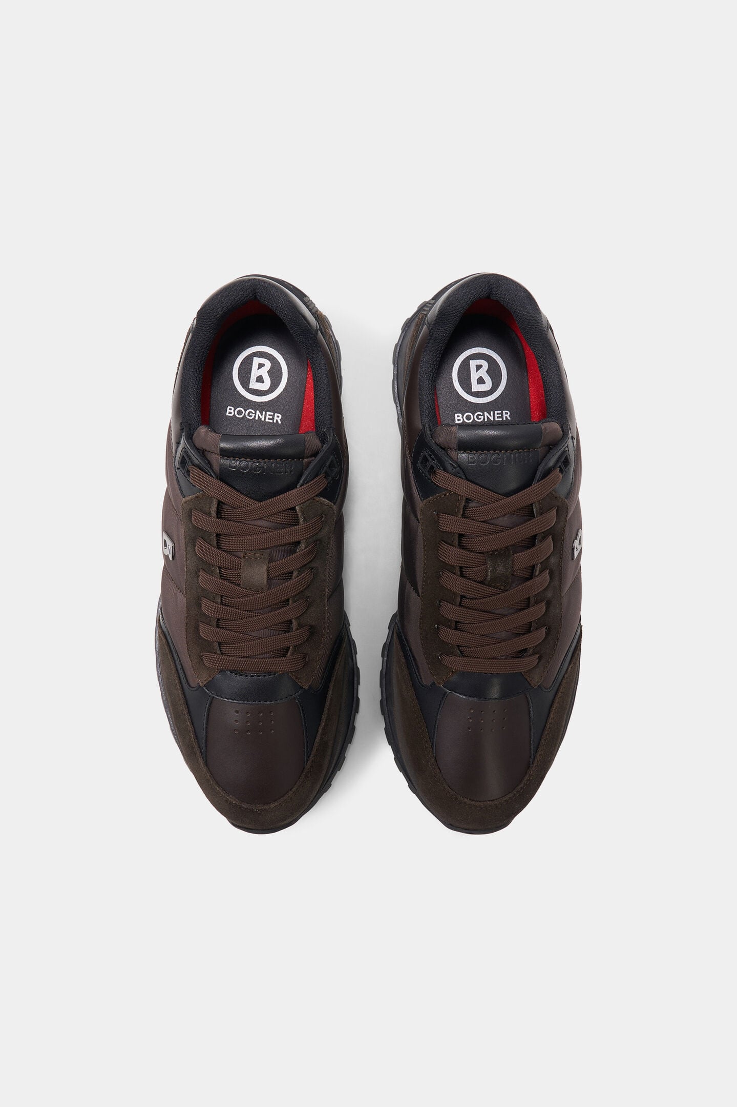 Newport running trainers Dark brown