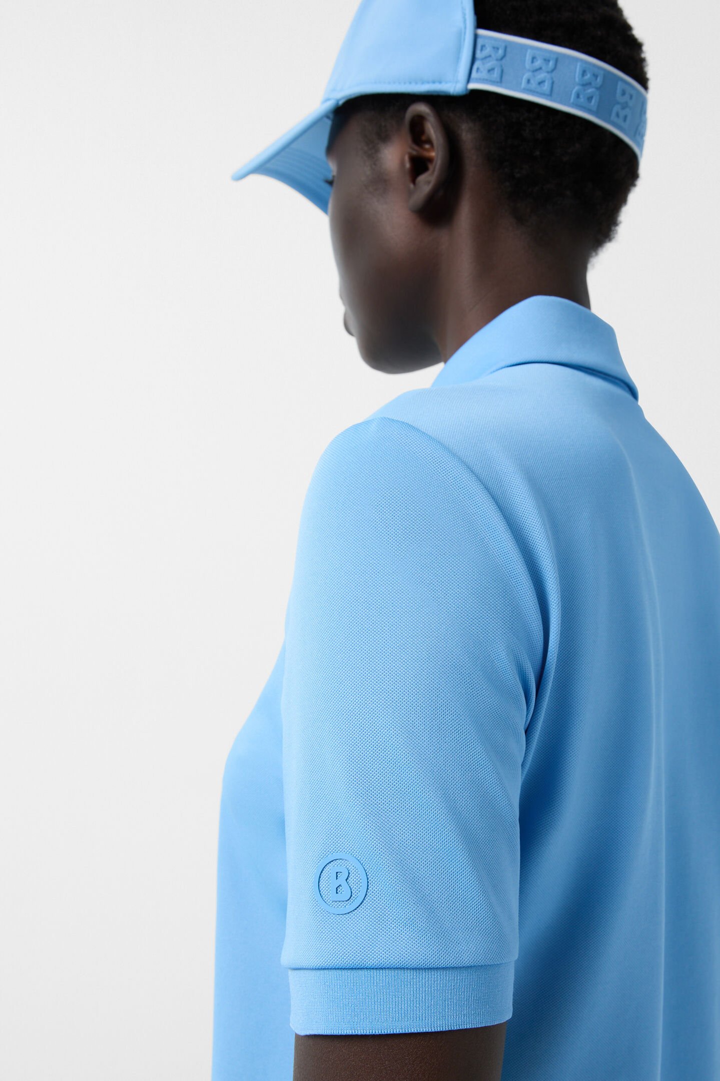 Danielle functional short-sleeved top Light blue