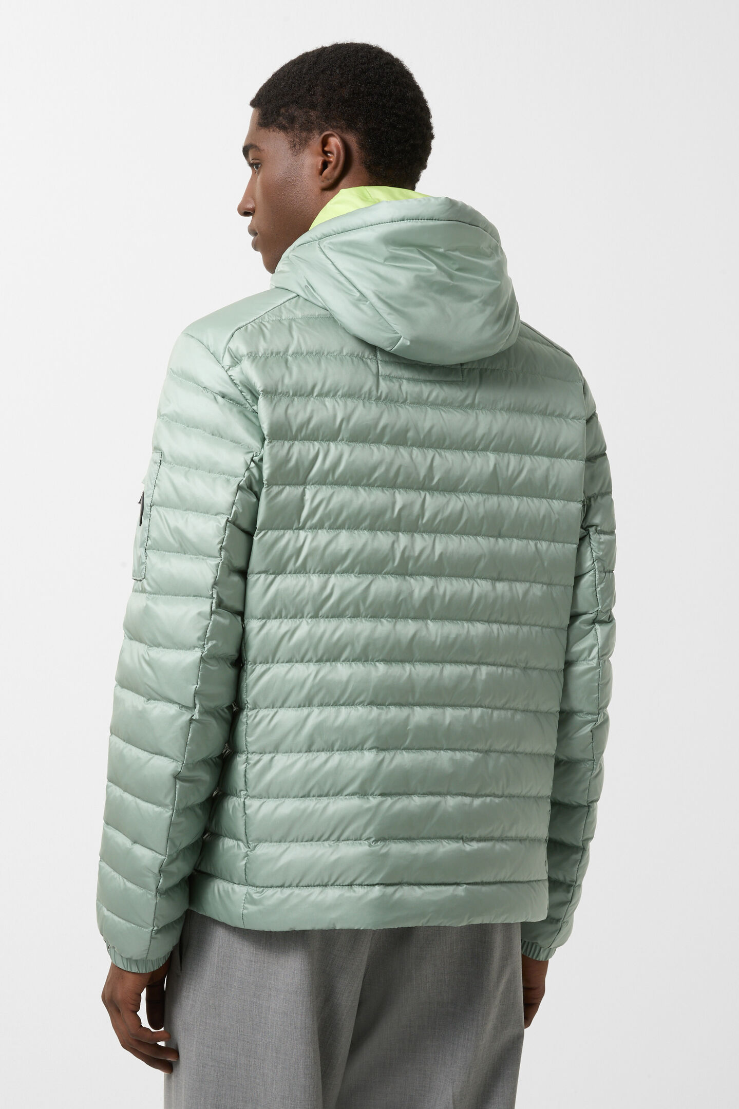 Loke Lightweight down jacket Lime green