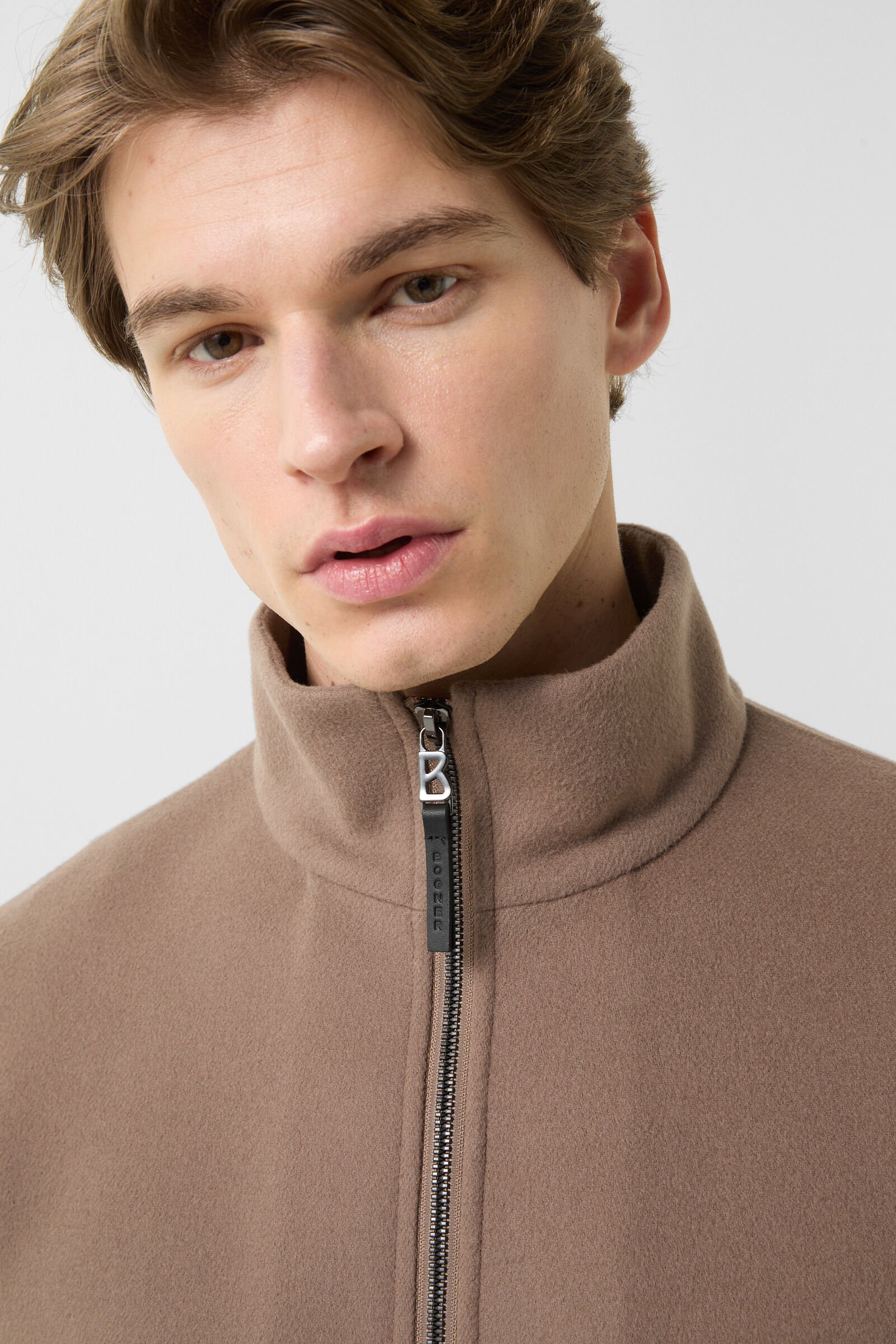 Doubleface-Blouson Brice Mud