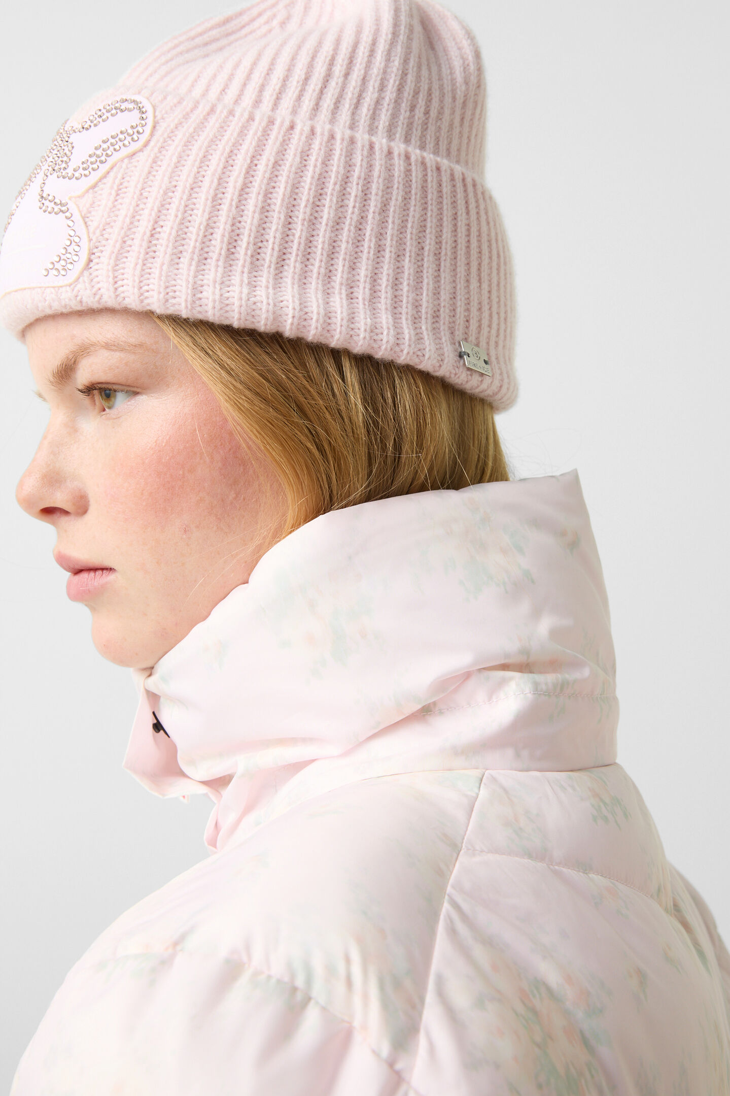 Saelly quilted jacket Pink