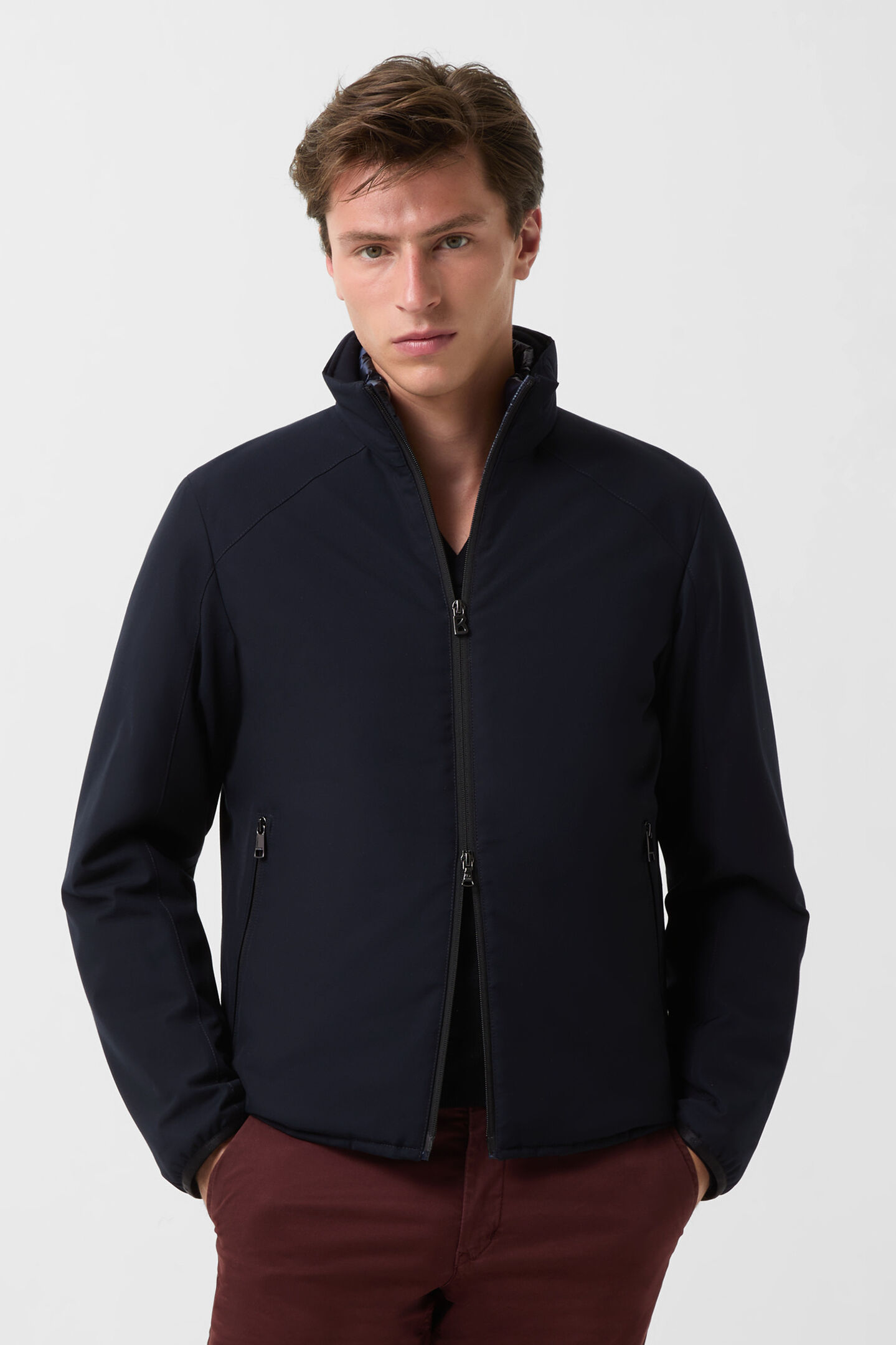 Conno lightweight down jacket Navy blue