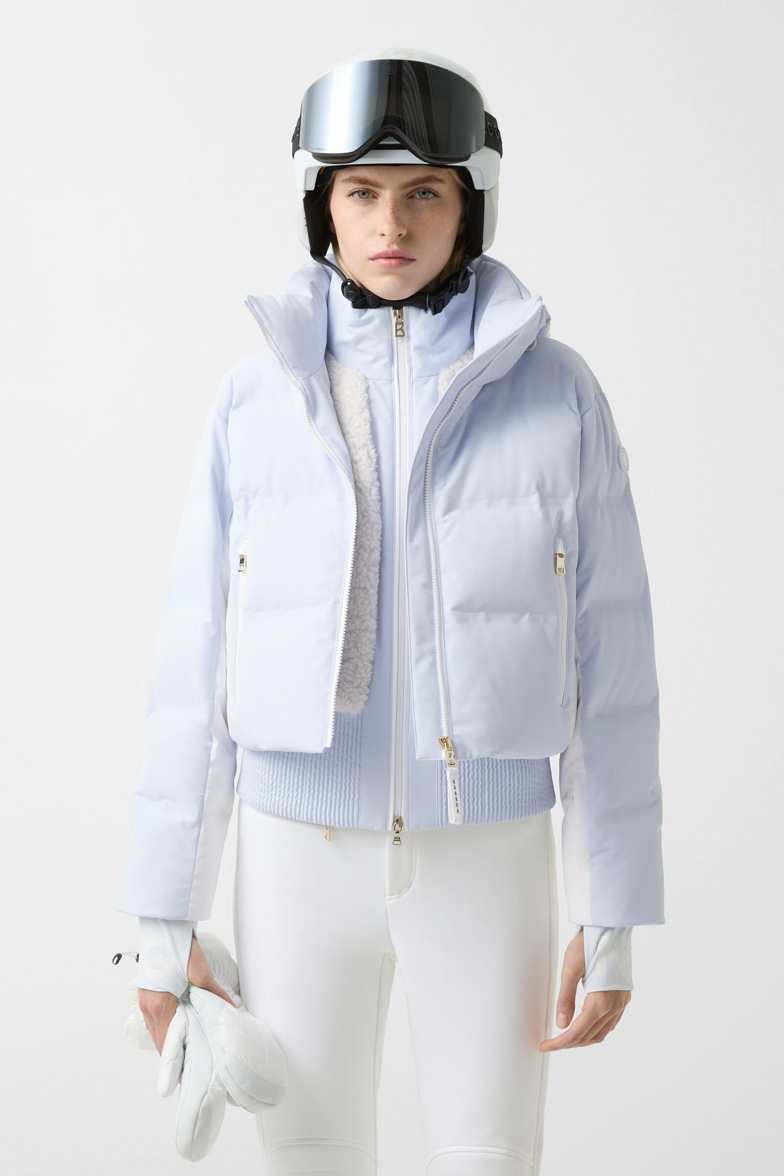 Suri 2-in-1 down ski jacket Light blue