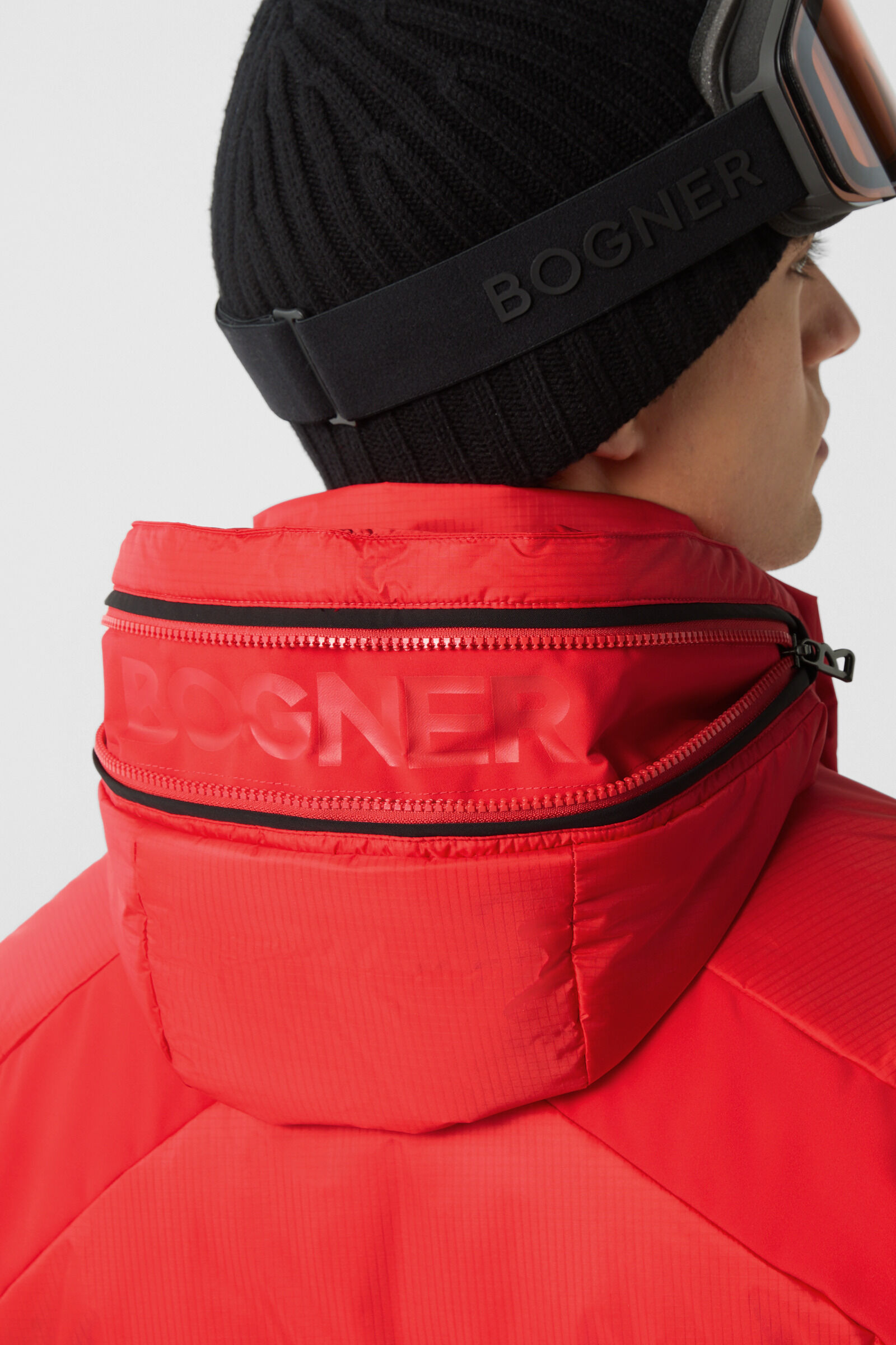 Henik down ski jacket Red