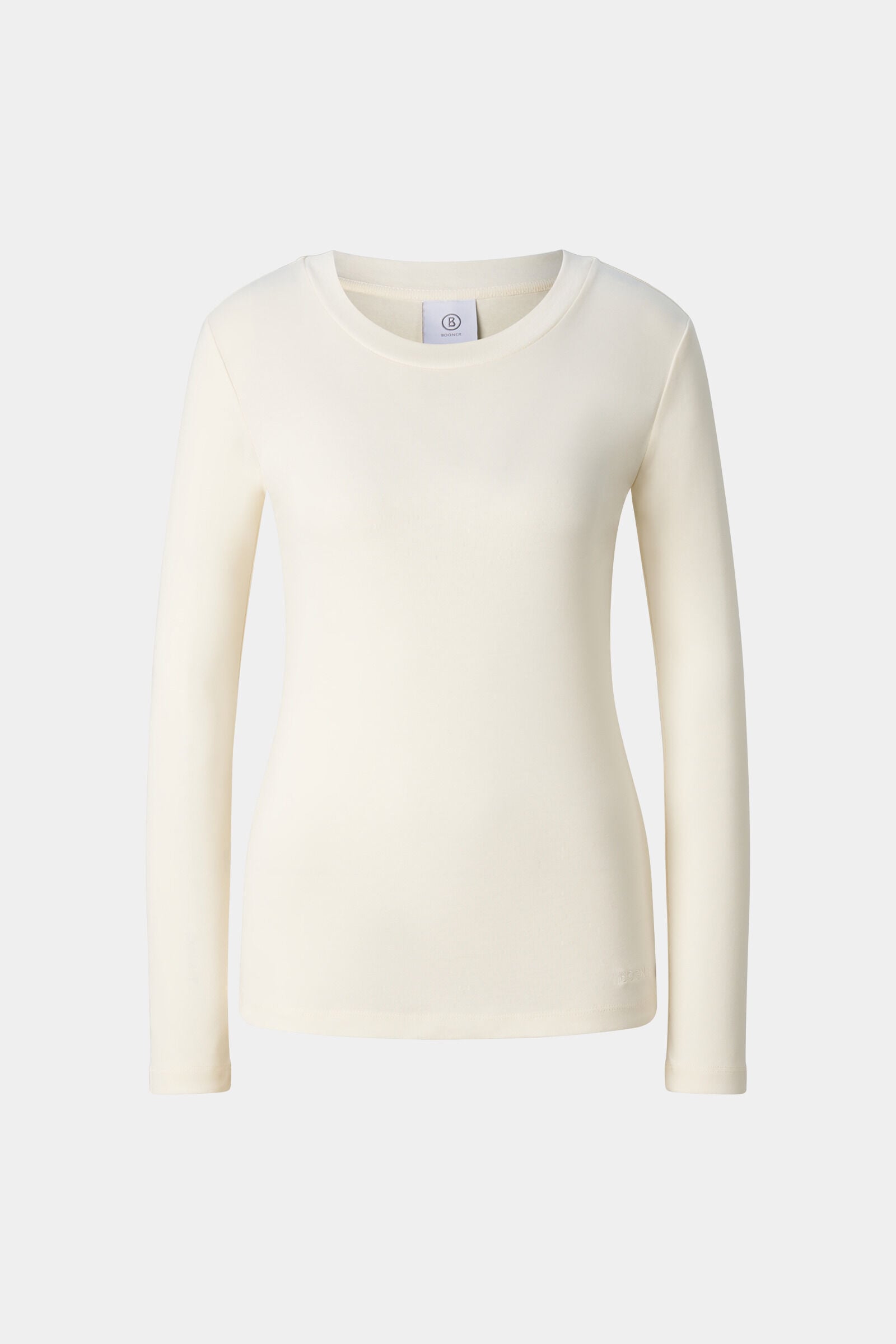 Baumwoll-Longsleeve Nikini Off-White
