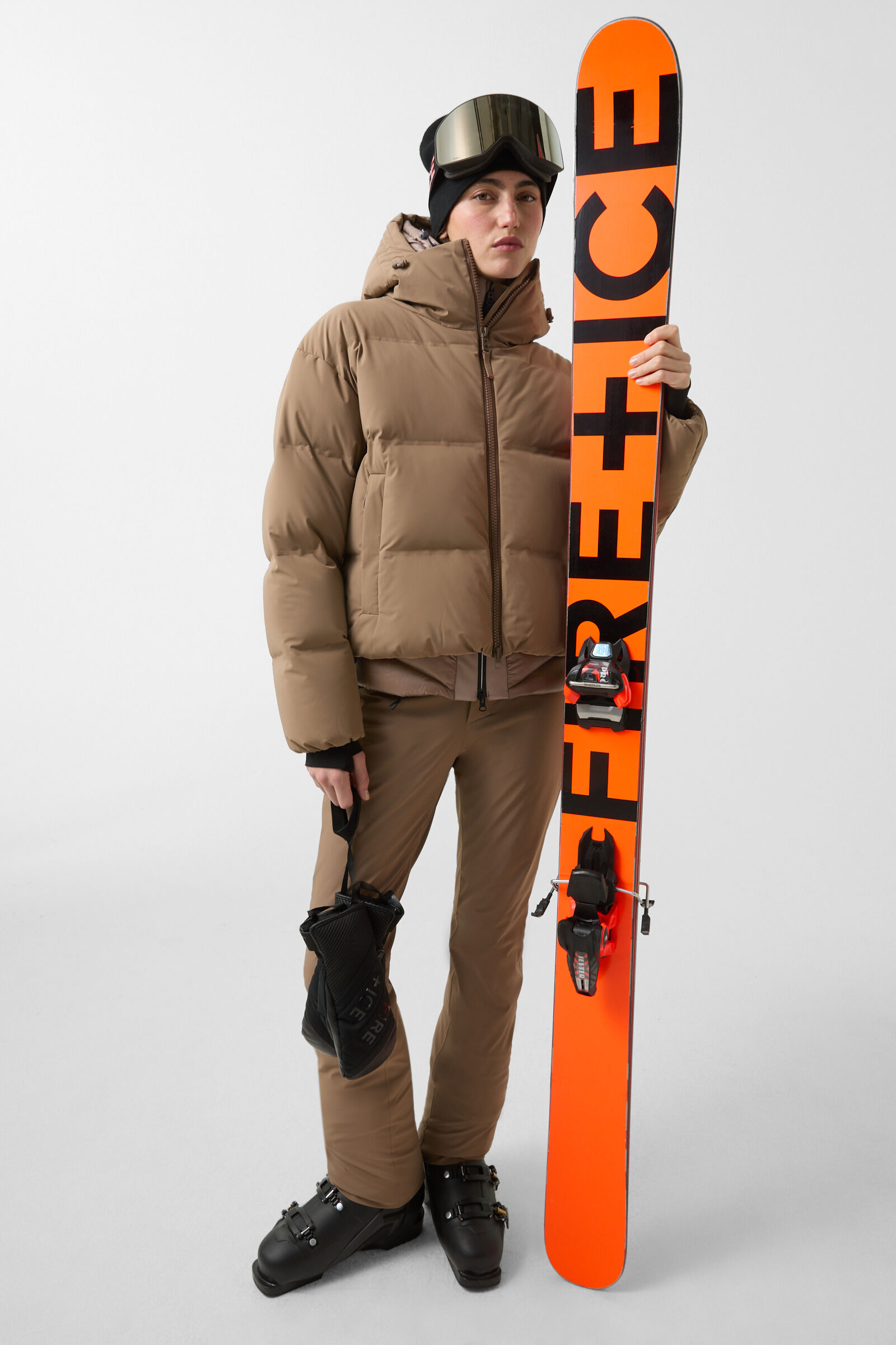 Joana hybrid jacket Caramel