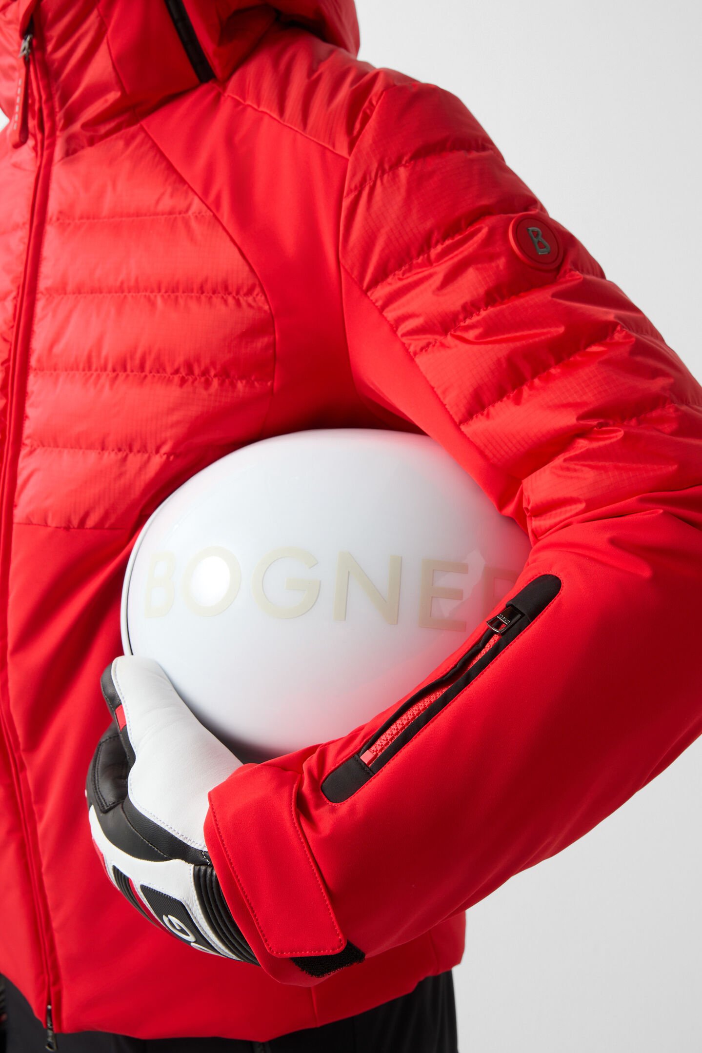 Henik down ski jacket Red