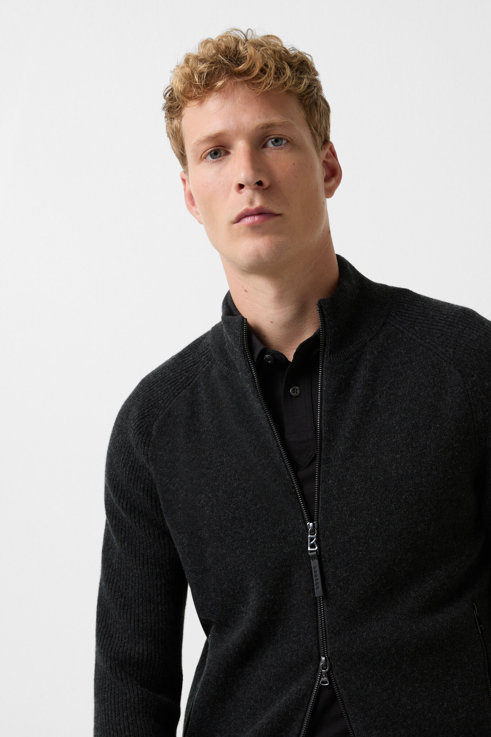 Dexter knit jacket Anthracite