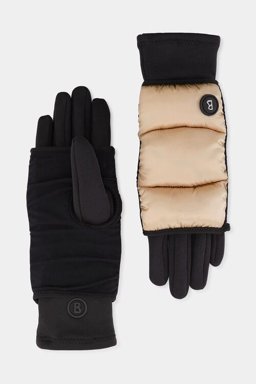 Handschuh Touch Beige/Schwarz