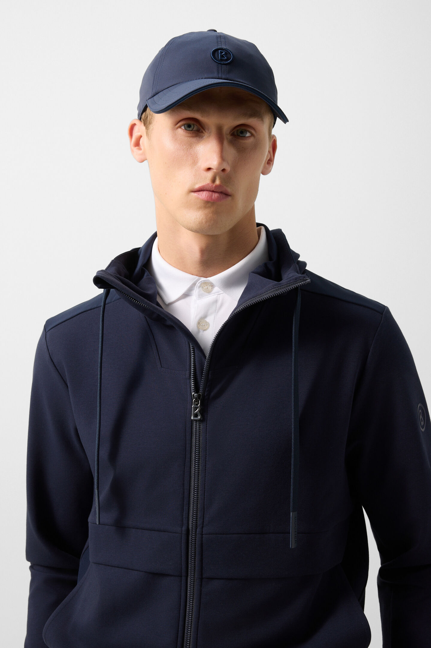 Ernesto jersey jacket Navy blue