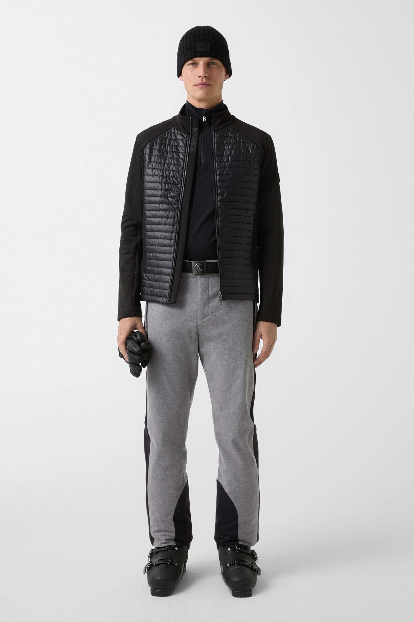 Wido ski trousers Grey/black