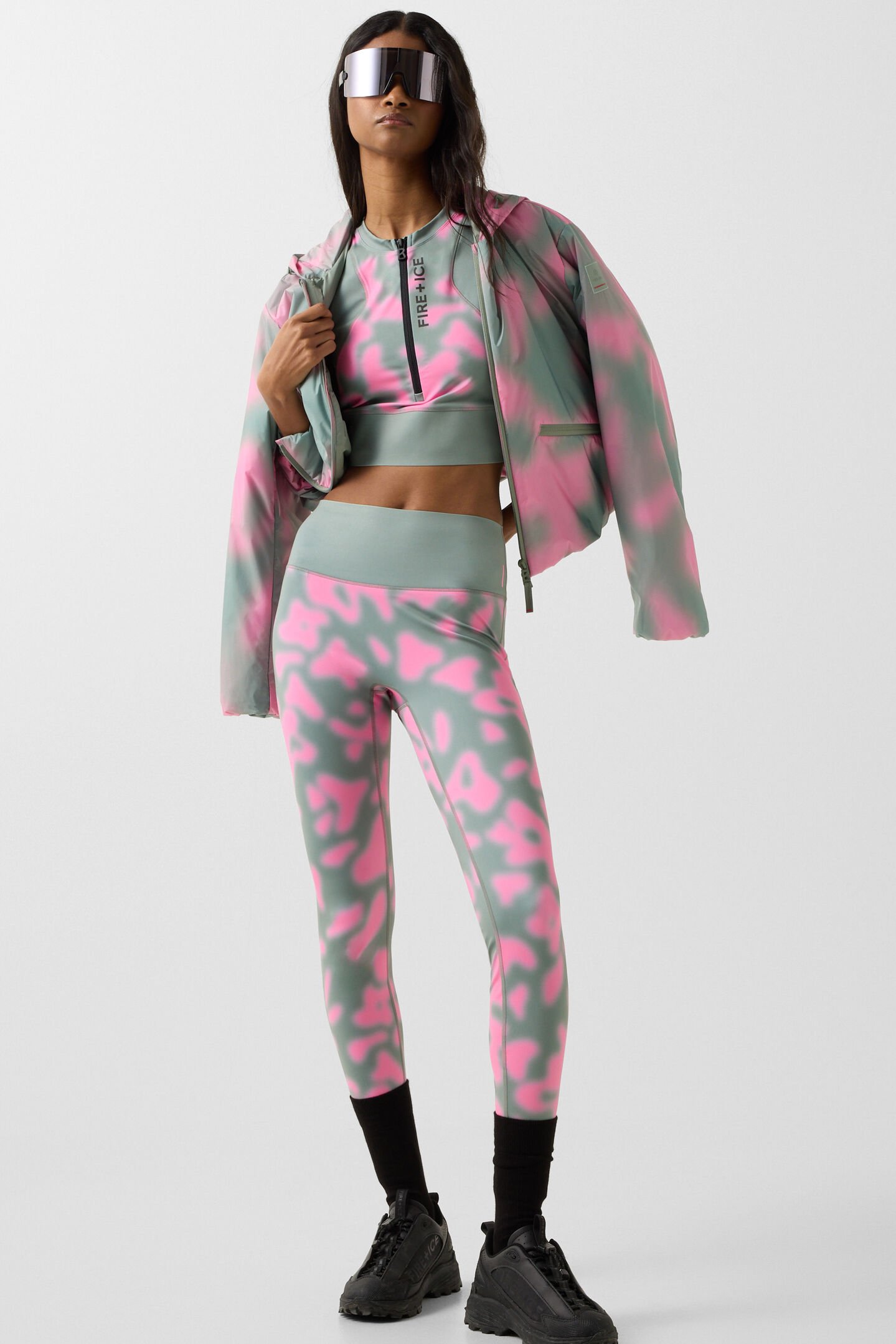 Look Yadira Green-Pink 