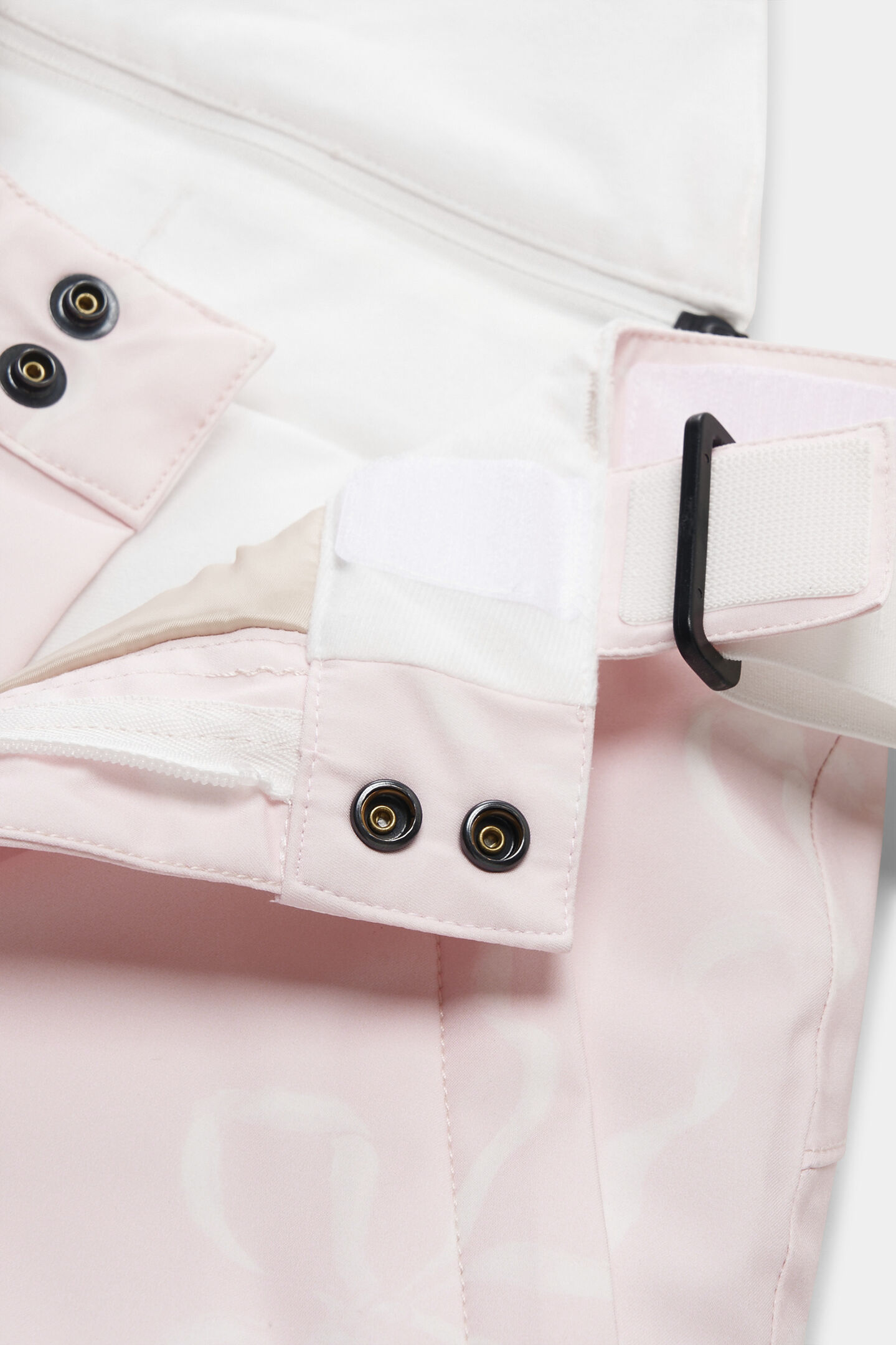 Kids ski pants Yuki Pink/Off-White