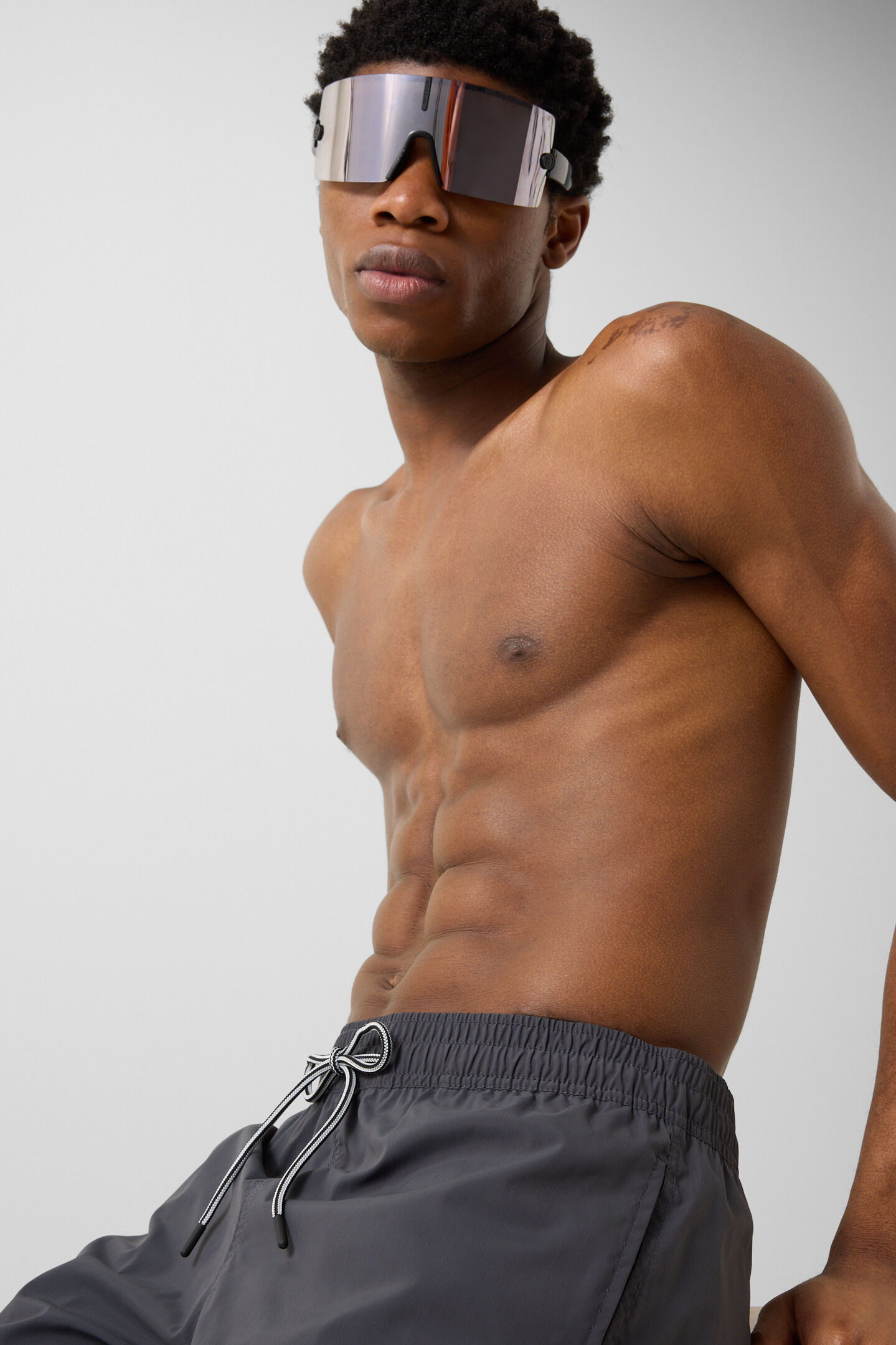 Nelson swim trunks Dark grey