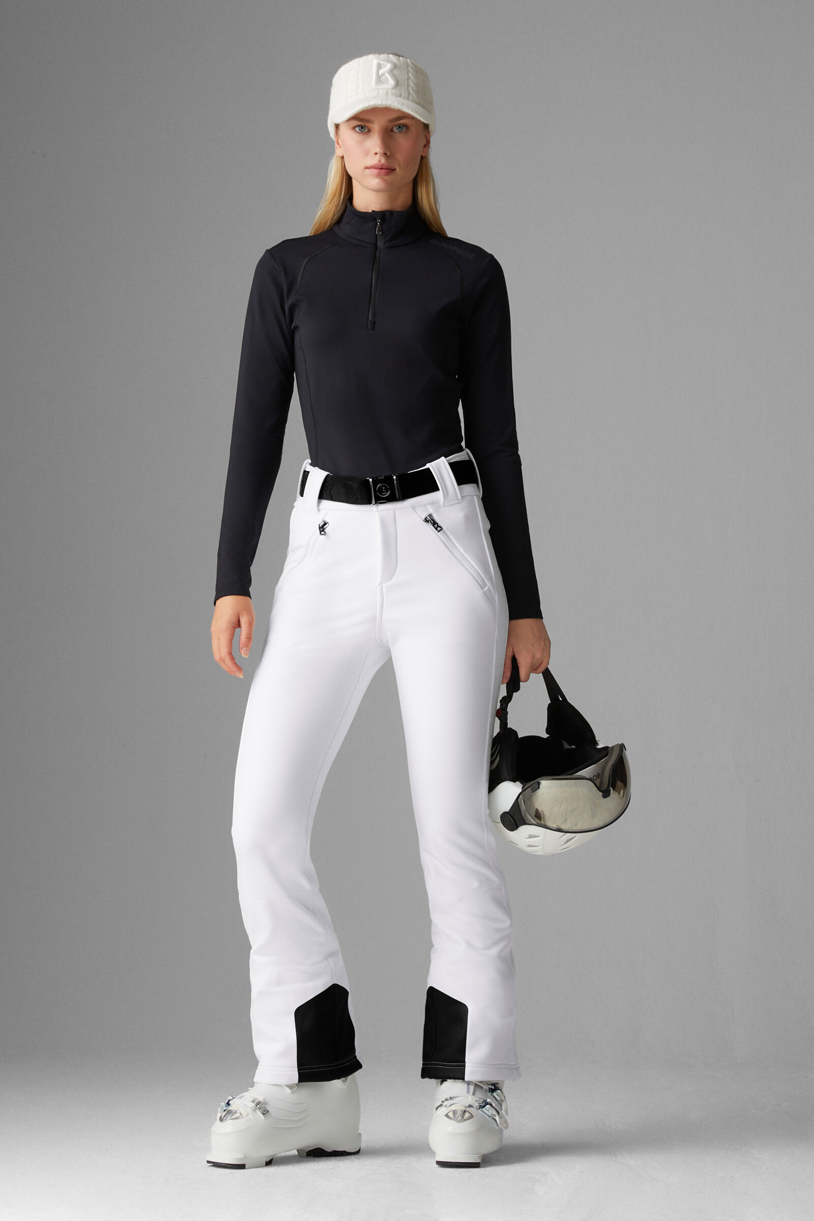 White ski trousers on sale womens