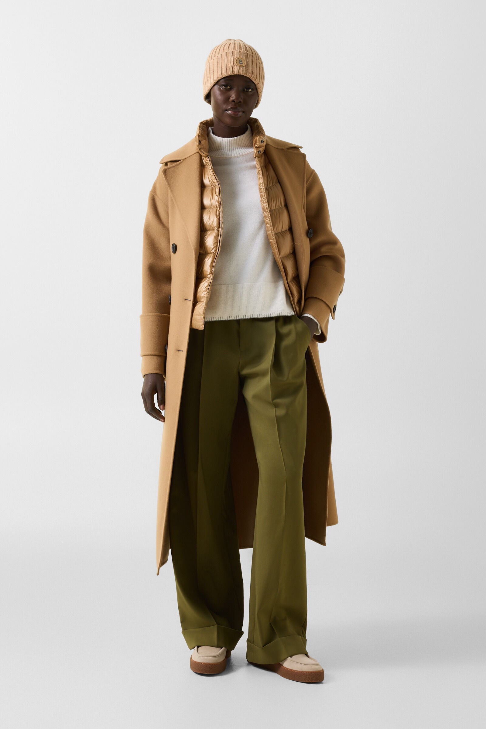 Schurwoll-Pullover Lena Off-White