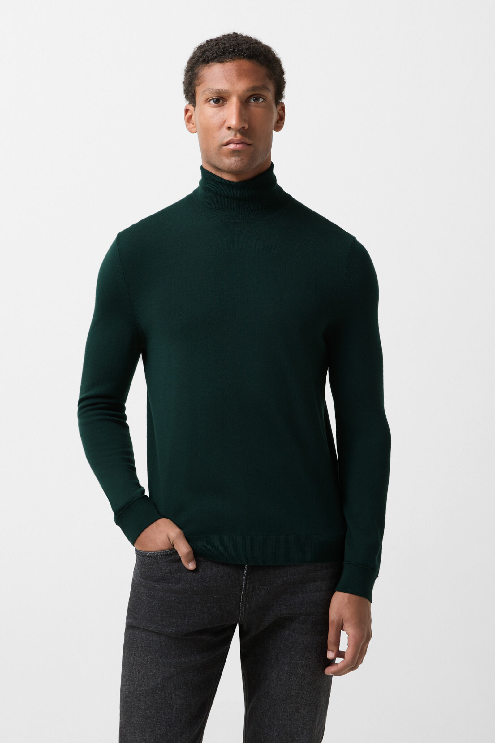 Gordon turtleneck pullover Dark green