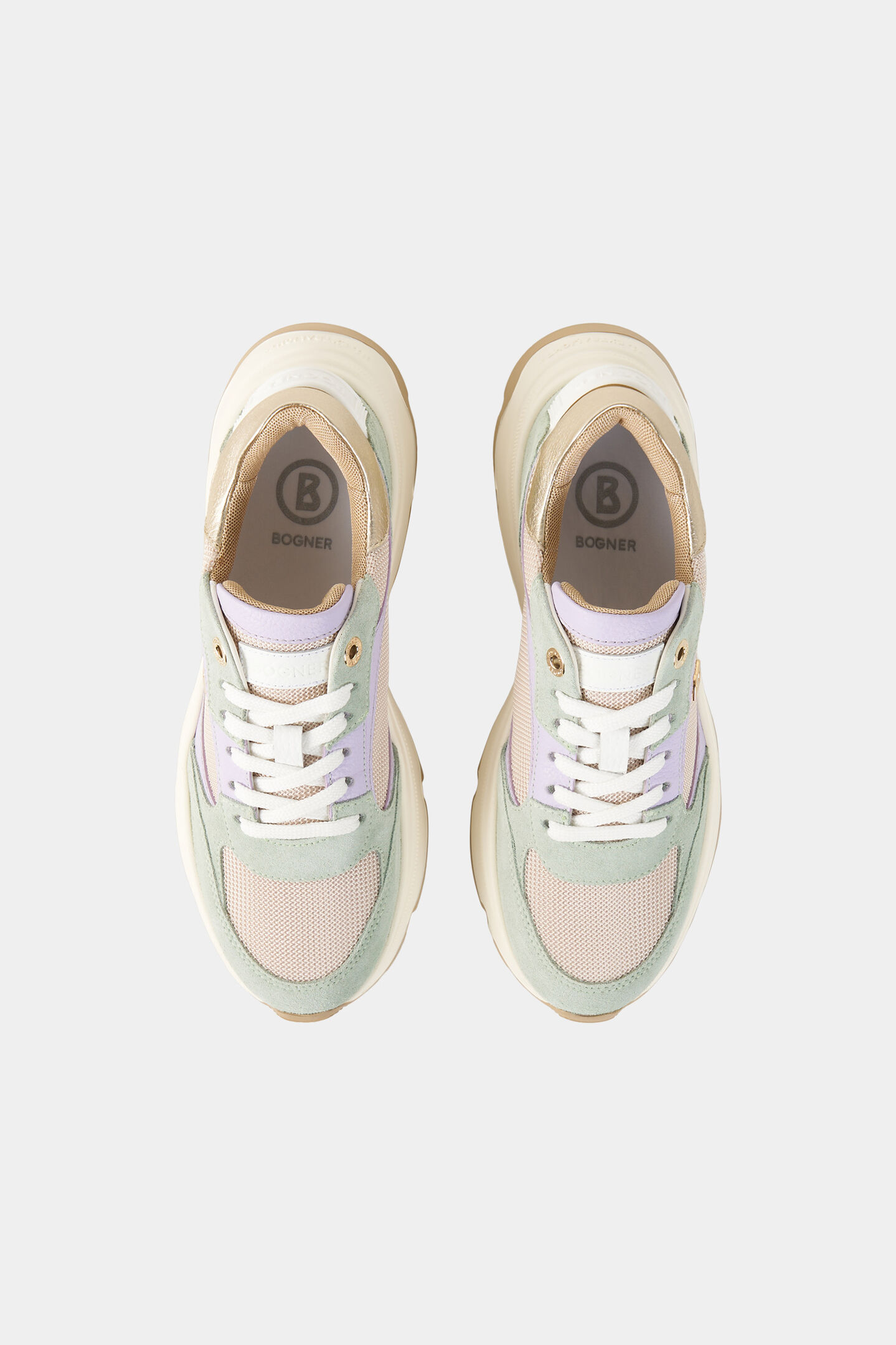 Kobe sneaker Mint/lilac/beige