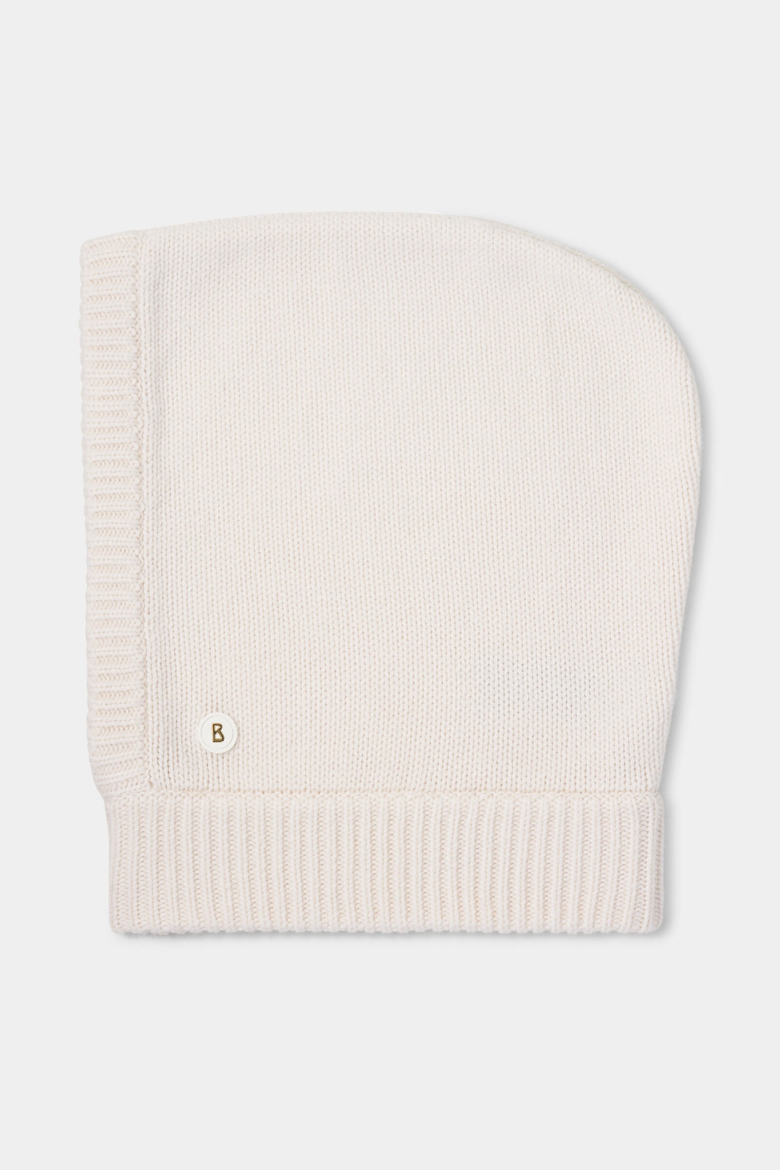 Berny Virgin Wool and Cashmere Balaclava Off-White