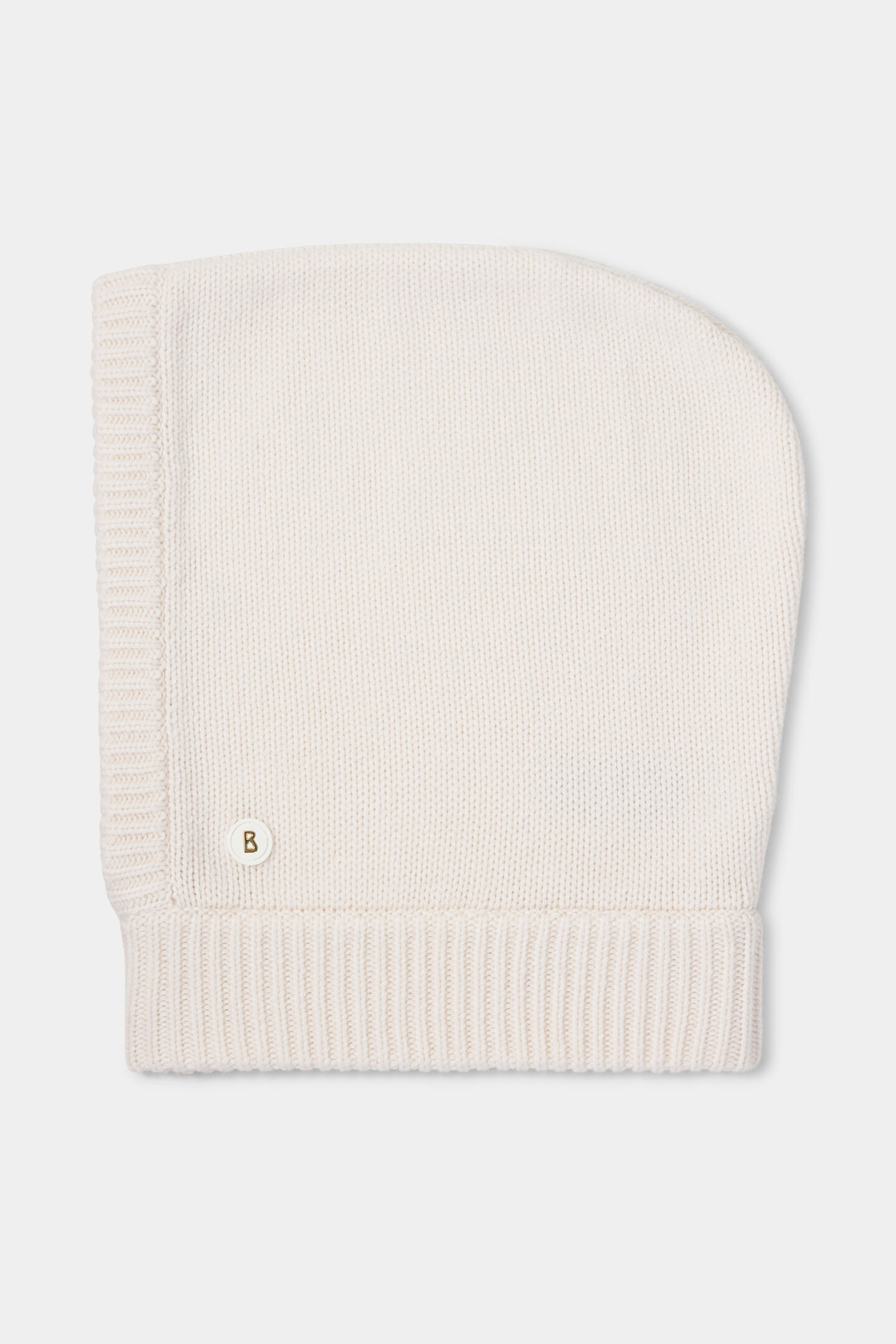 Berny Virgin Wool and Cashmere Balaclava Off-White