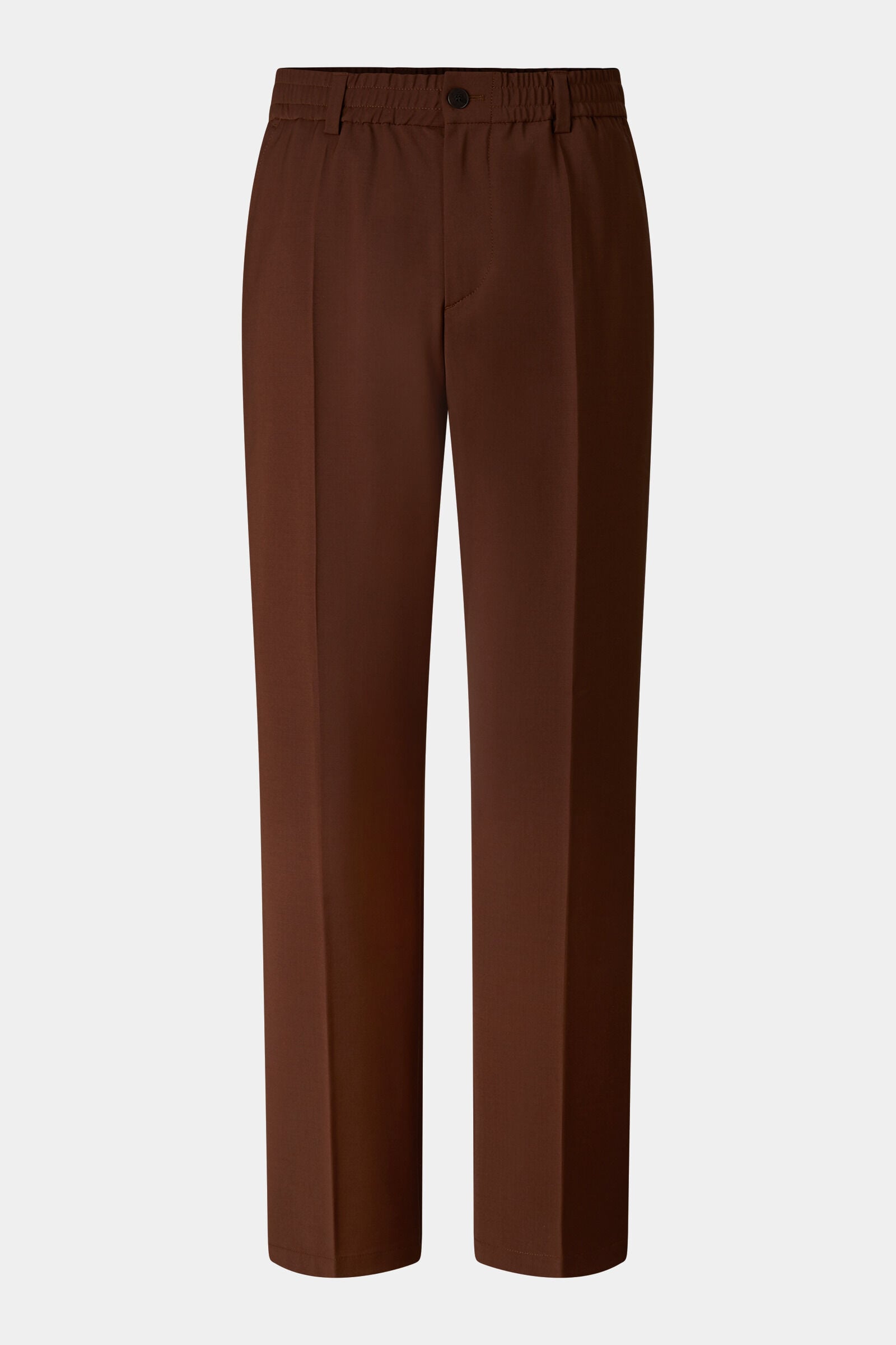 Marcus virgin wool blend trousers Brown
