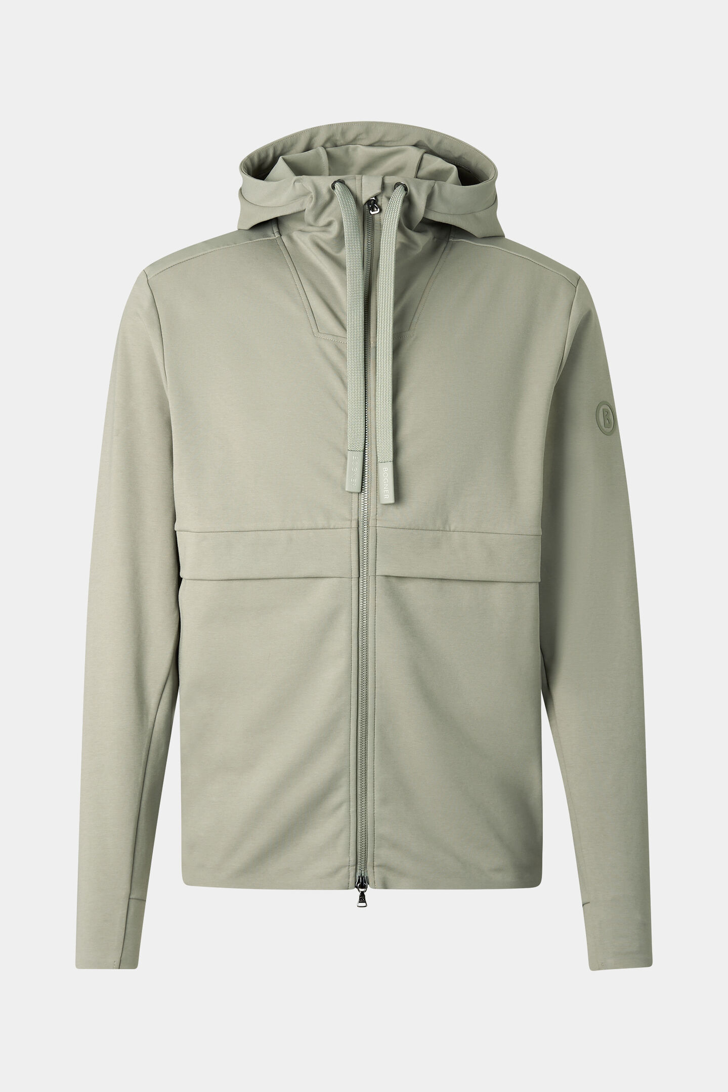 Ernesto jersey jacket Eucalyptus