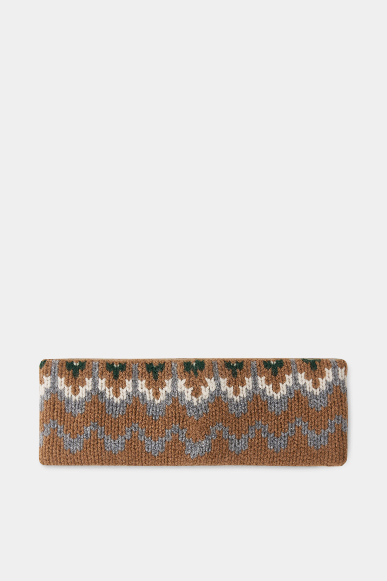 Loca cashmere headband Hazel/grey