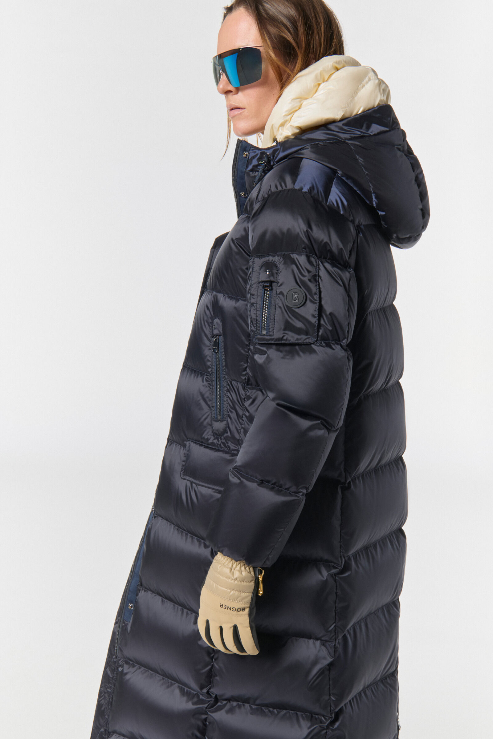 Jonna down coat Navy blue