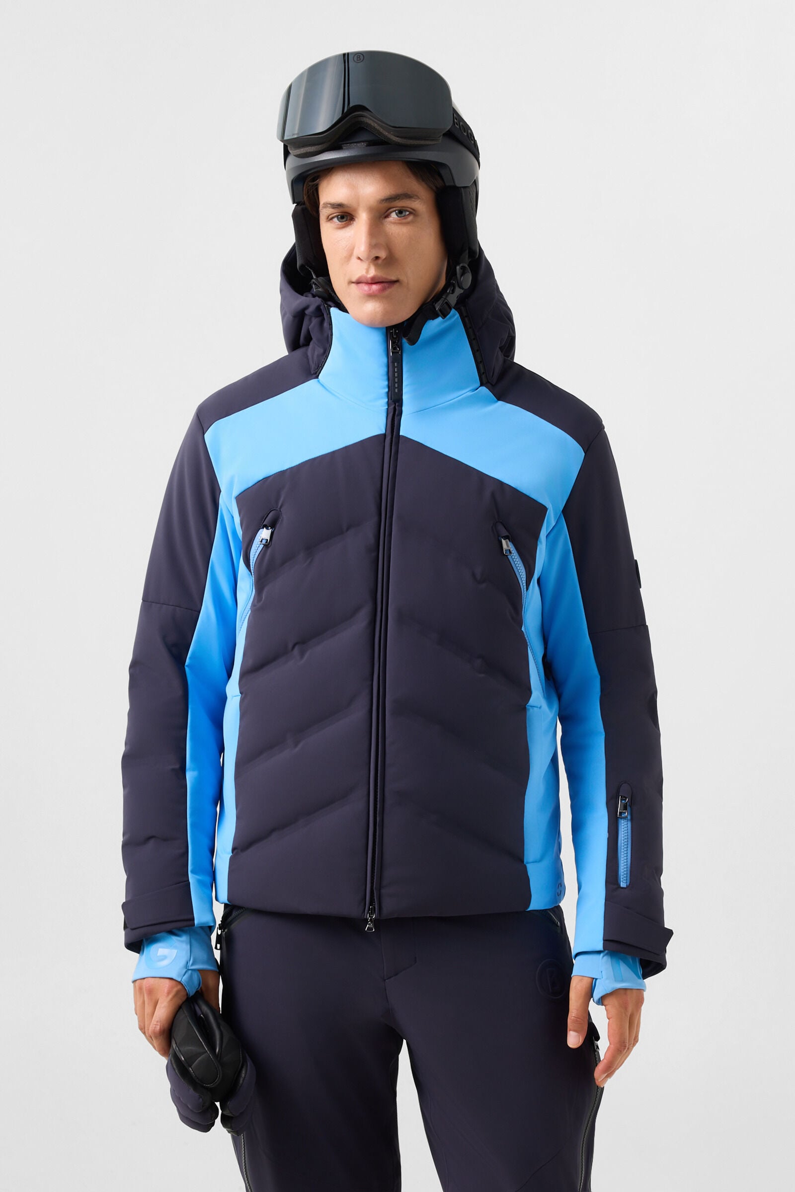 Jervie ski jacket Cyan/Navy