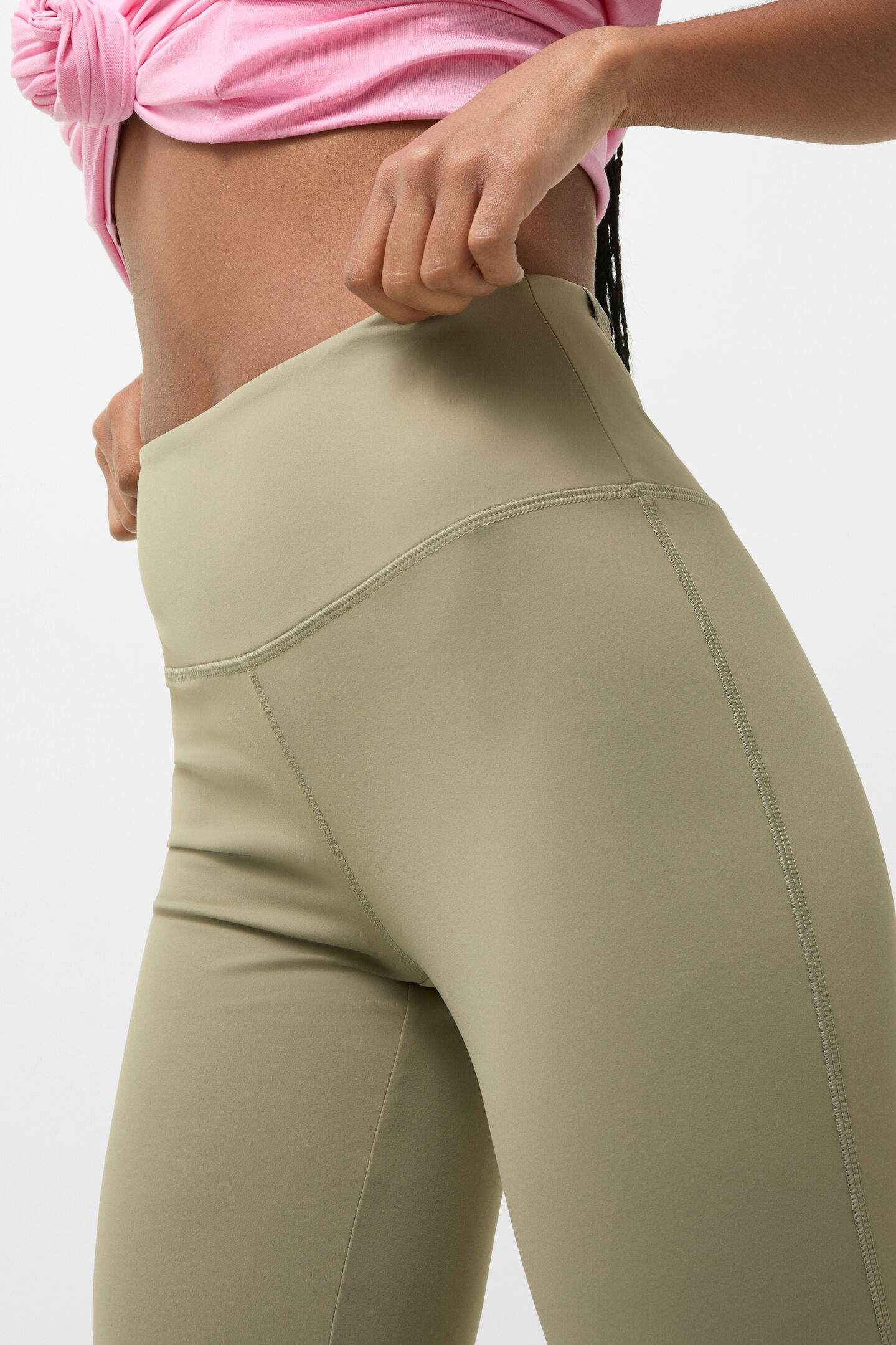 Flared tights Lathi Khaki