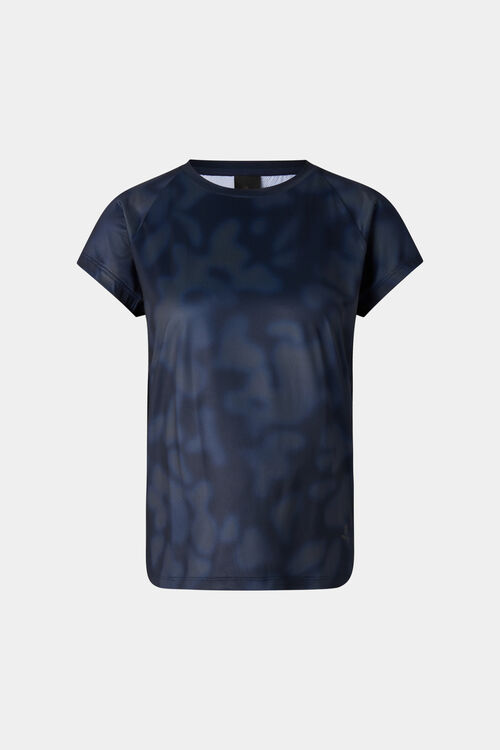 Brenna functional short-sleeved top Navy blue/grey