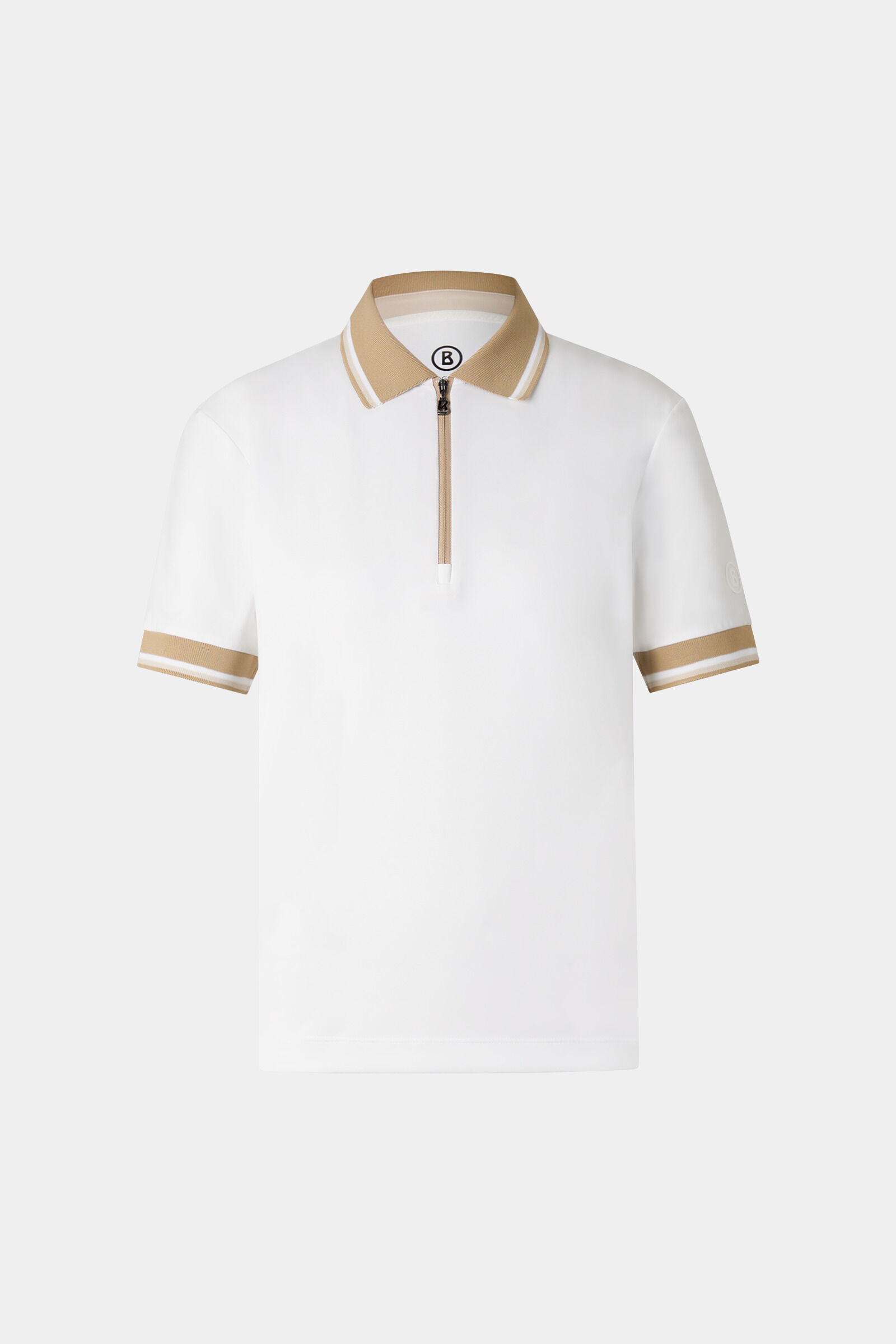 Laurina functional short-sleeved top White/Camel