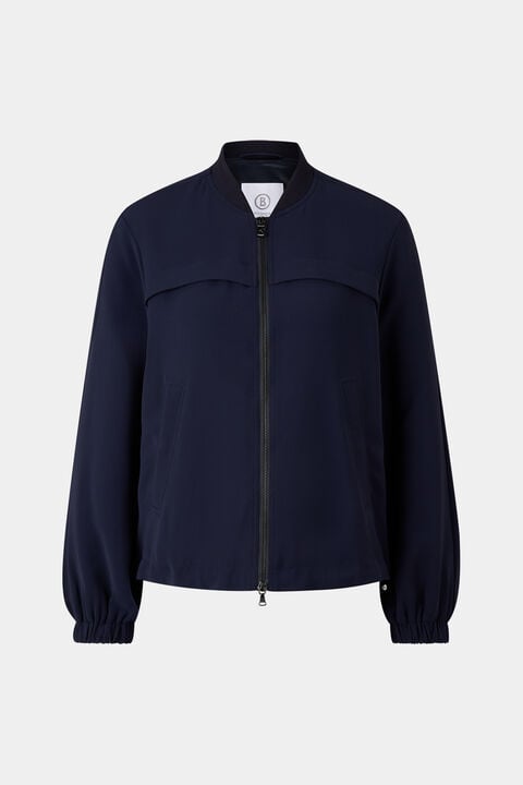 Sheila crêpe blouson Navy blue Sheila crêpe blouson Navy blue