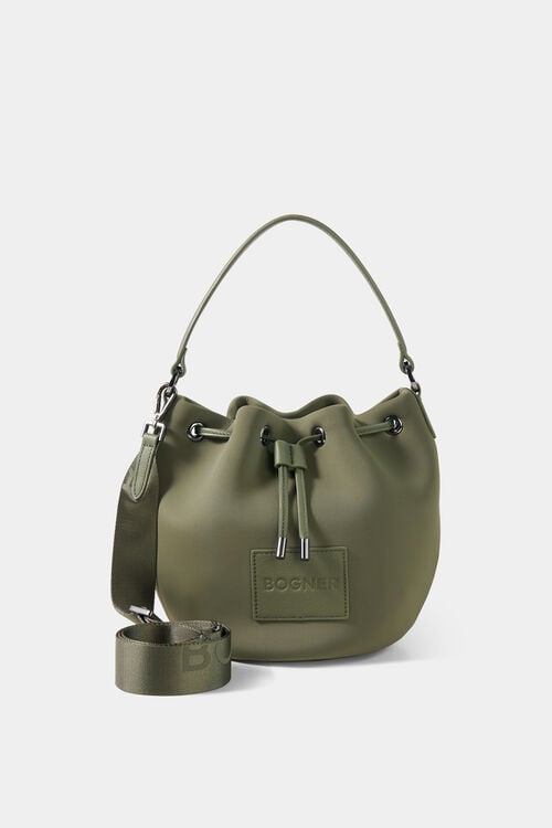 Bucket Bag Alvier Ines Oliv-Gr&uuml;n