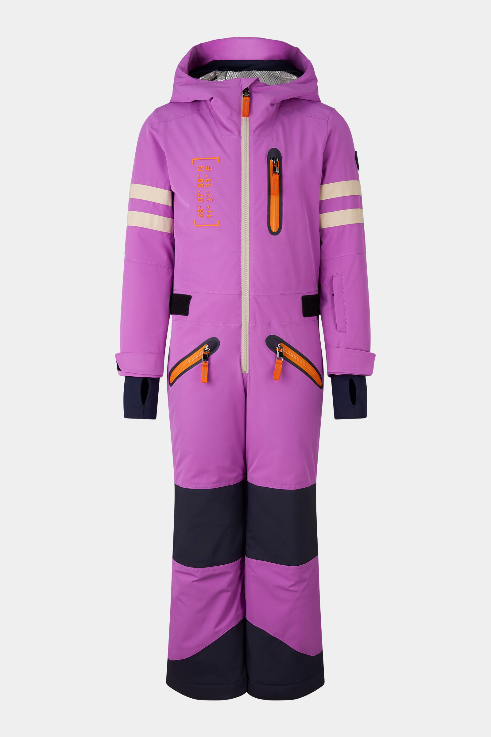 Kids ski overalls Powder Violet