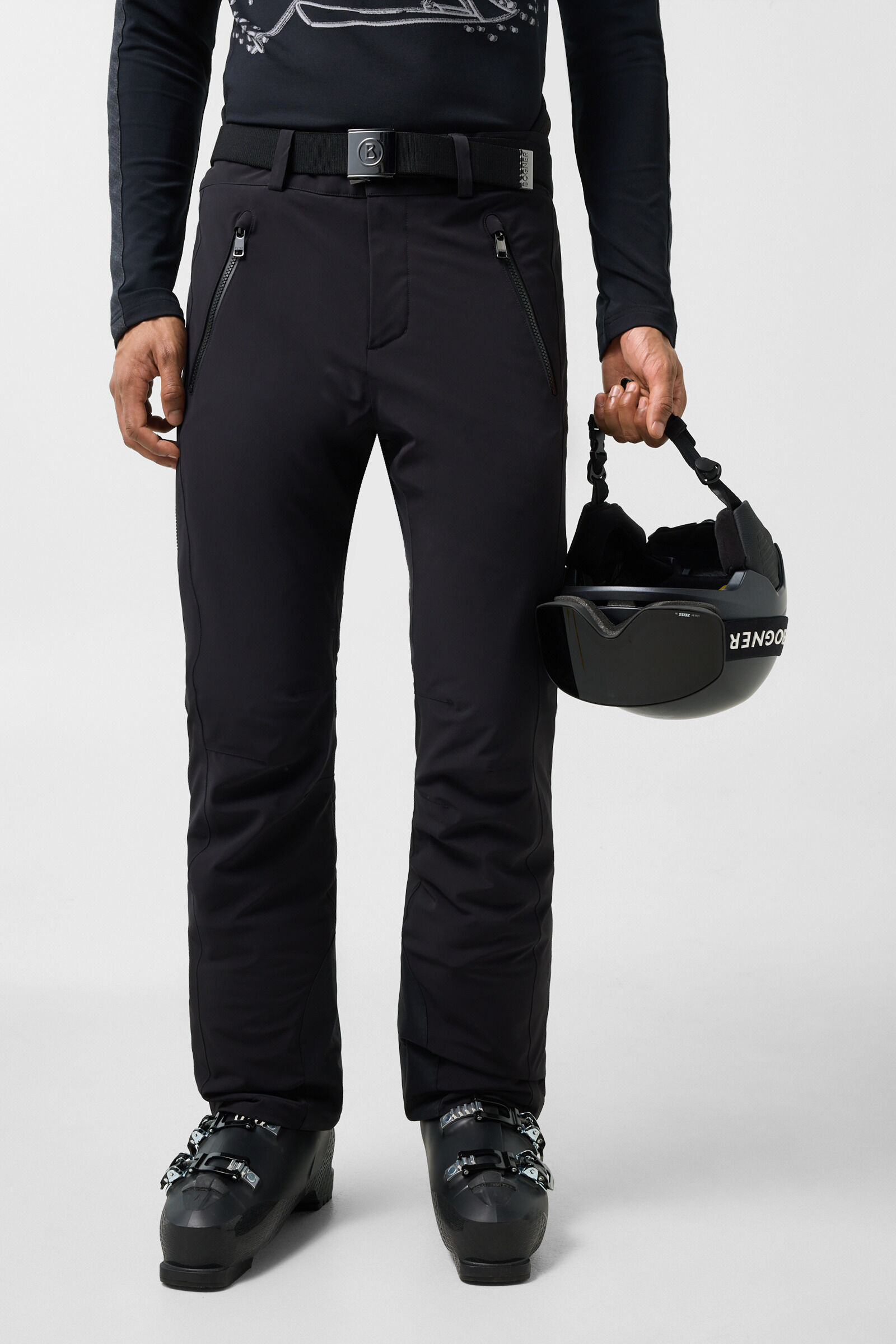Ski-broek Thore Zwart
