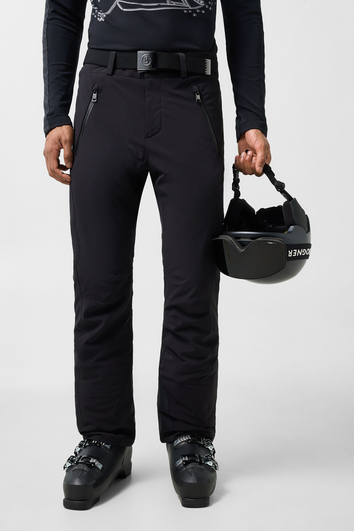 Ski-broek Thore Zwart