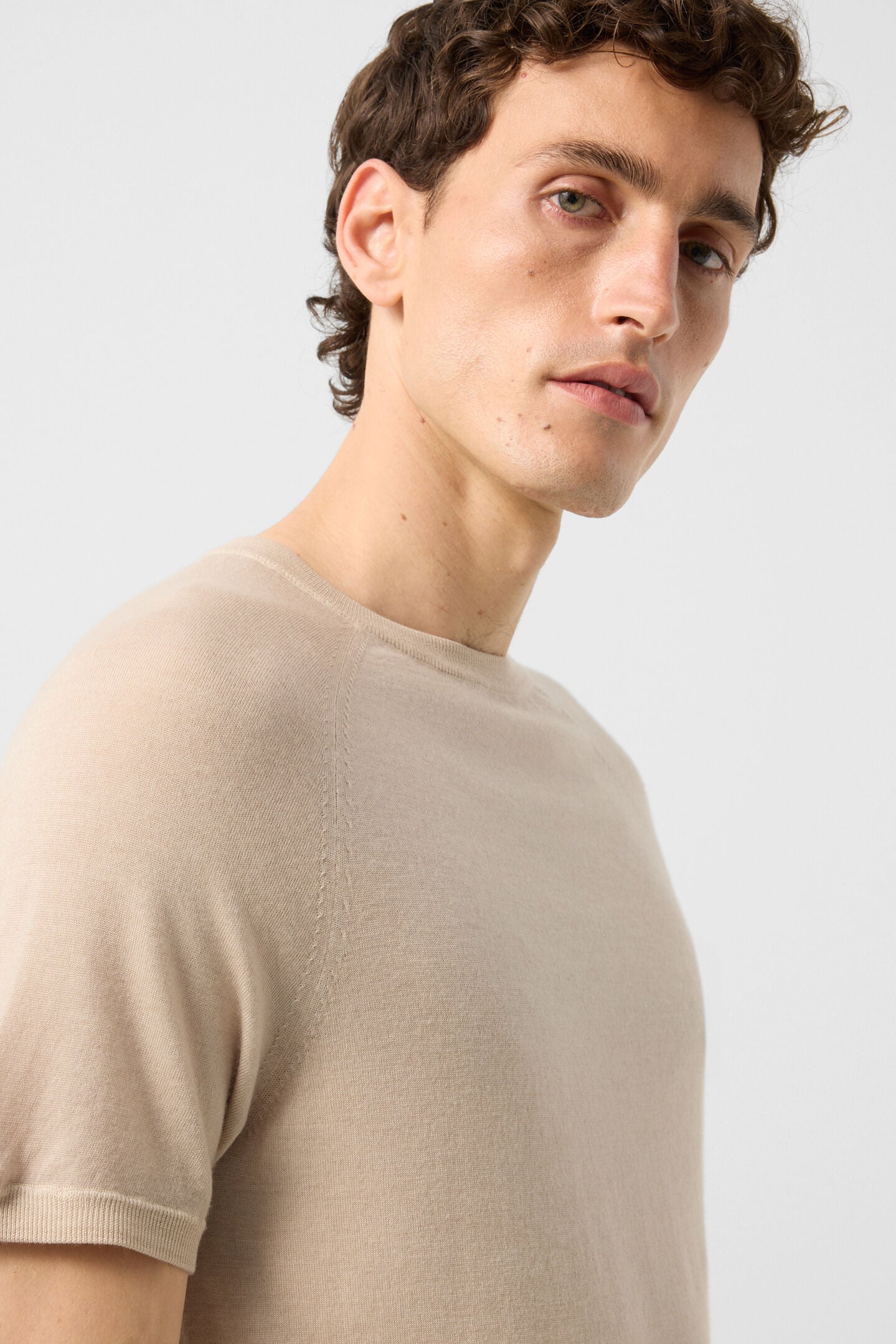 Osaka merino shirt Beige