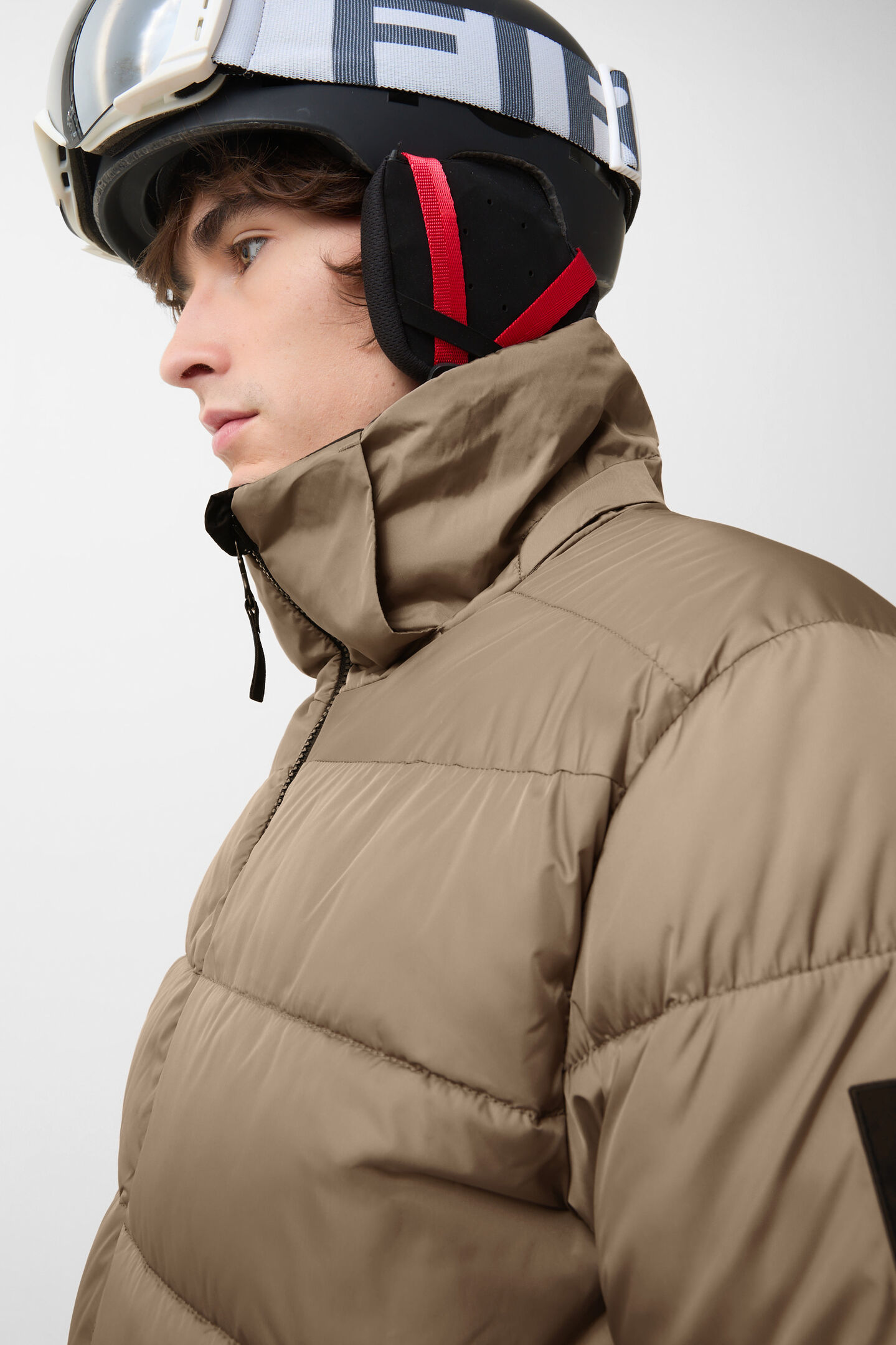 Skijacke Luka Karamell