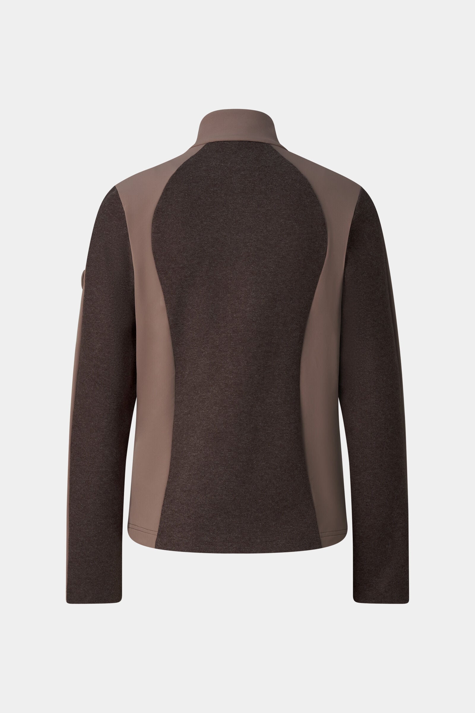 Midlayer-Hybridjacke Dorinja Dunkelbraun/Beige